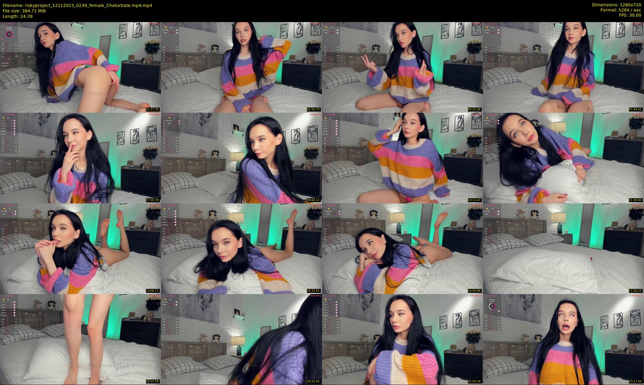 riskyproject — 25 minute Chaturbate couple cam show recording, 720p, Nov 12, 2023