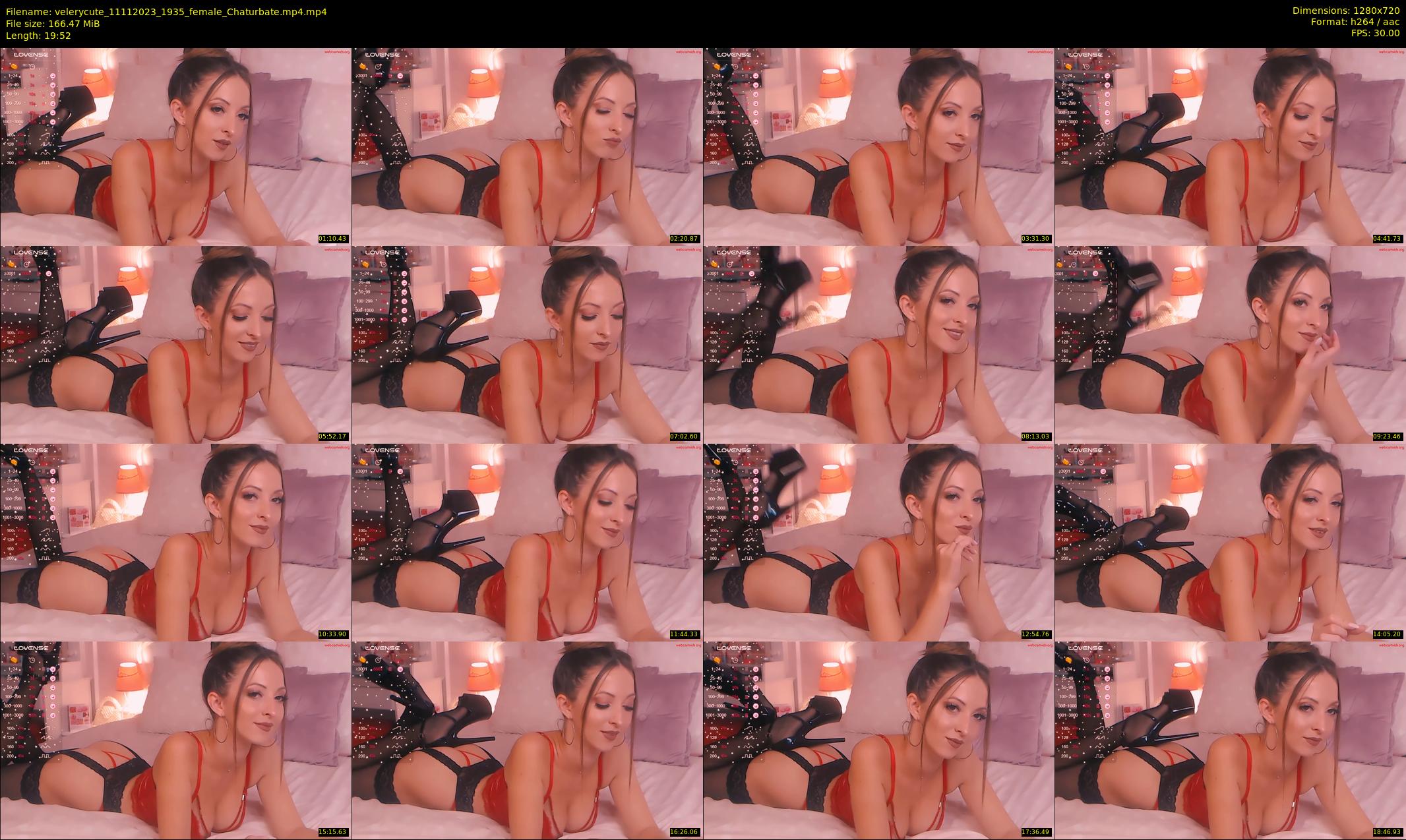 velerycute — 20 minute Chaturbate female cam show recording, 720p, Nov 11, 2023