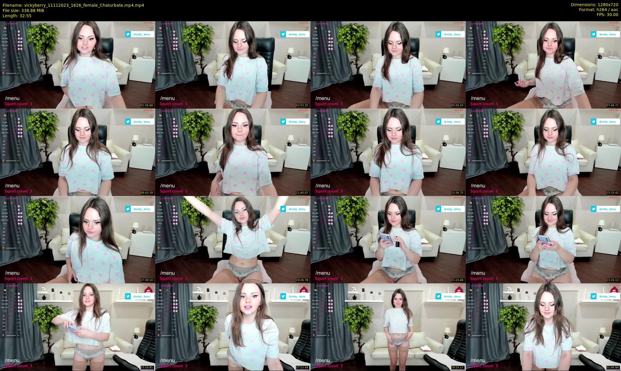 vickyberry — 33 minute Chaturbate female cam show recording, 720p, Nov 11, 2023
