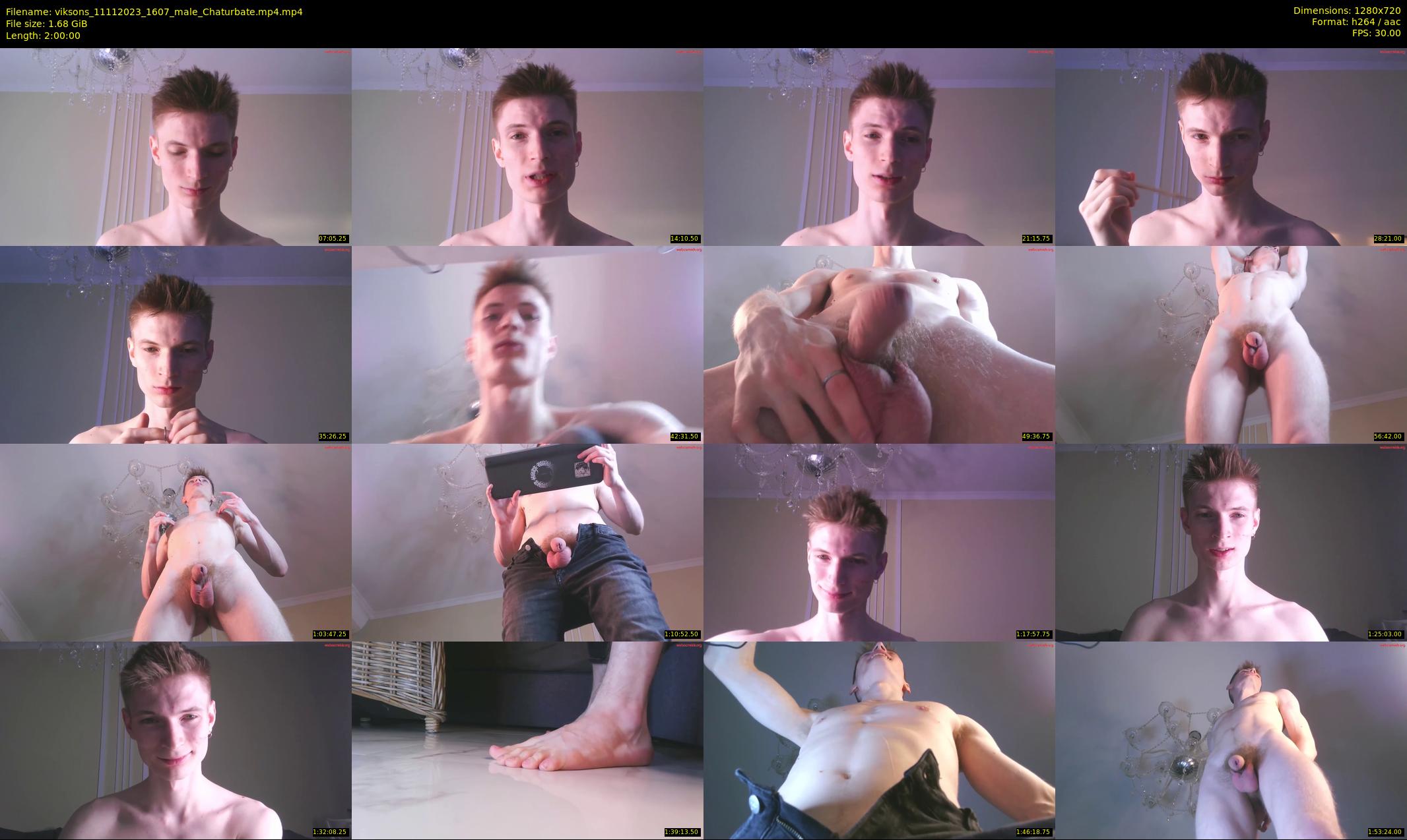 viksons — 120 minute Chaturbate male cam show recording, 720p, Nov 11, 2023