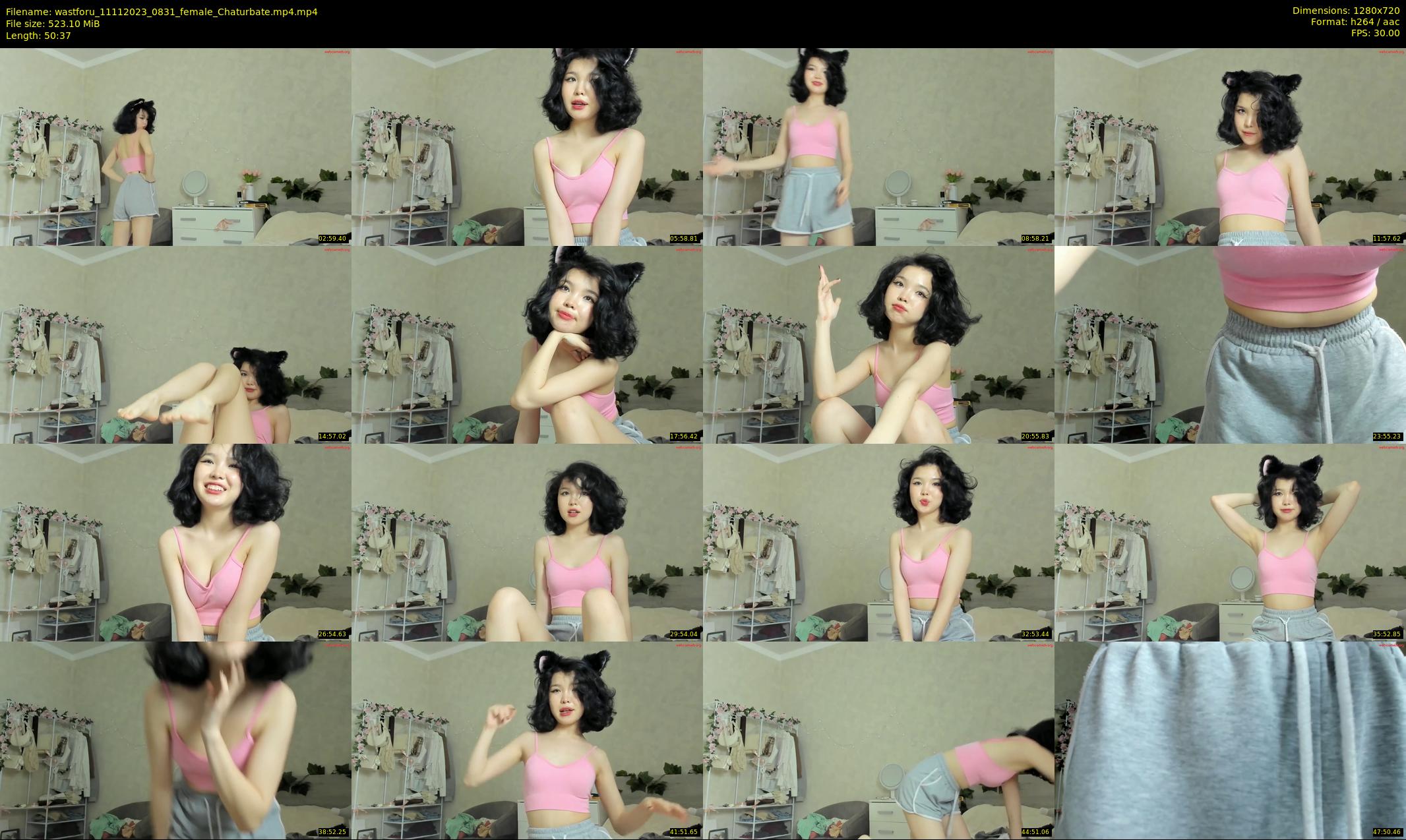 wastforu — 51 minute Chaturbate female cam show recording, 720p, Nov 11, 2023