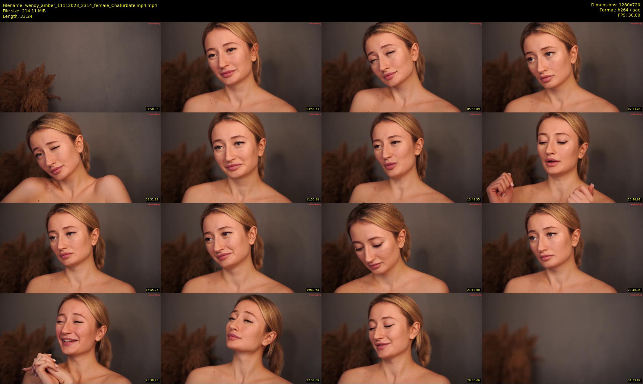 wendy_amber — 34 minute Chaturbate female cam show recording, 720p, Nov 11, 2023
