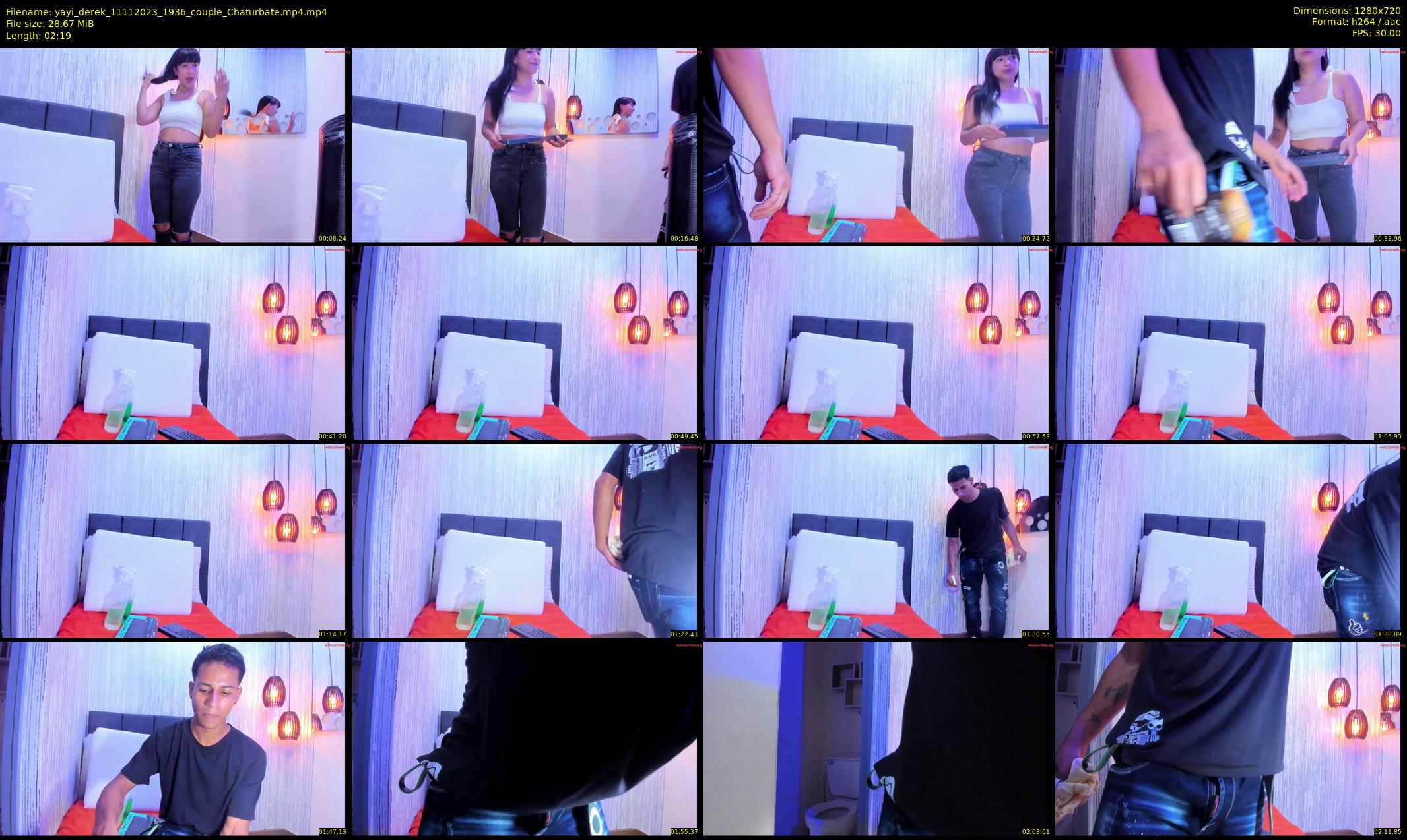 yayi_derek — 3 minute Chaturbate couple cam show recording, 720p, Nov 11, 2023
