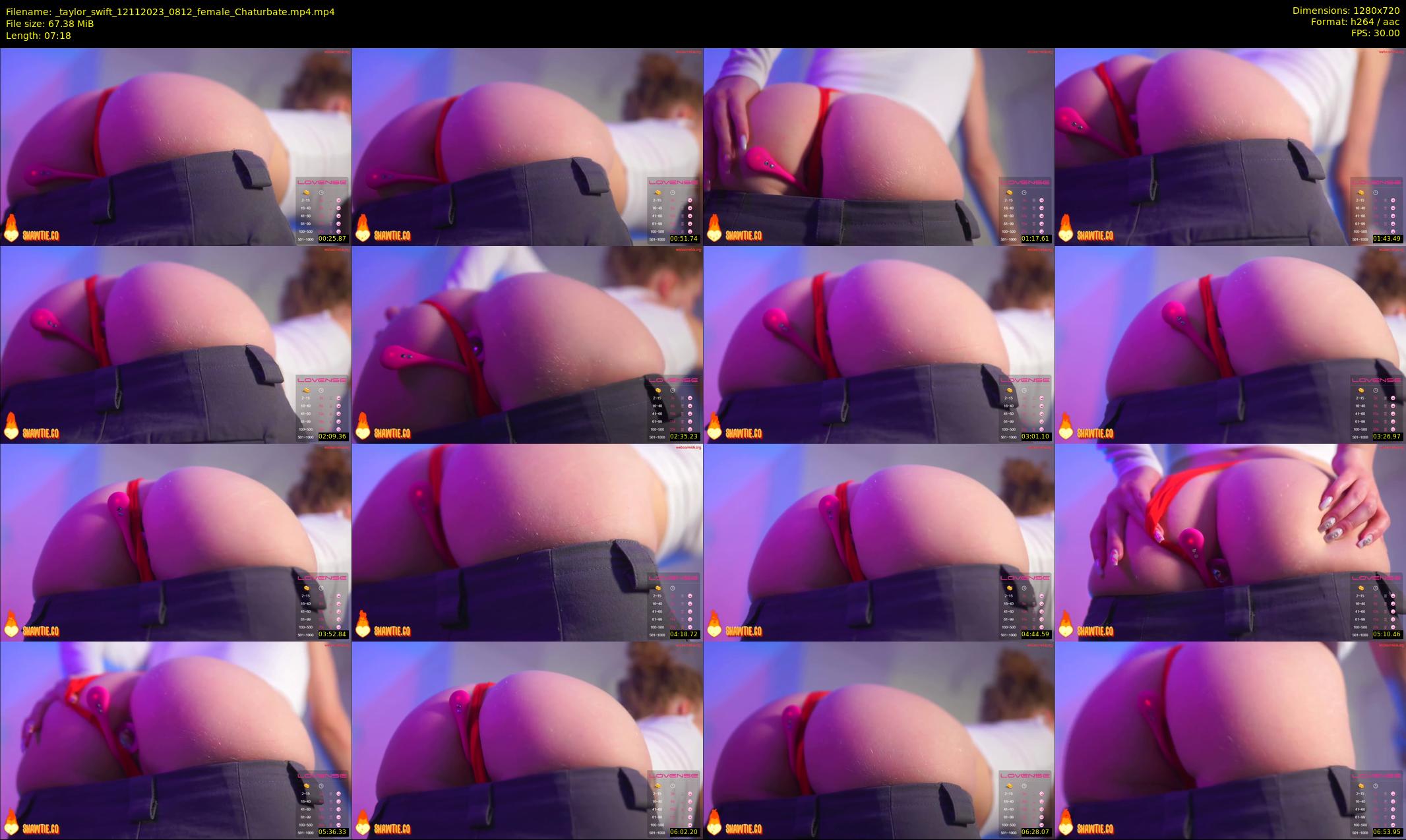 _taylor_swift — 8 minute Chaturbate female cam show recording, 720p, Nov 12, 2023