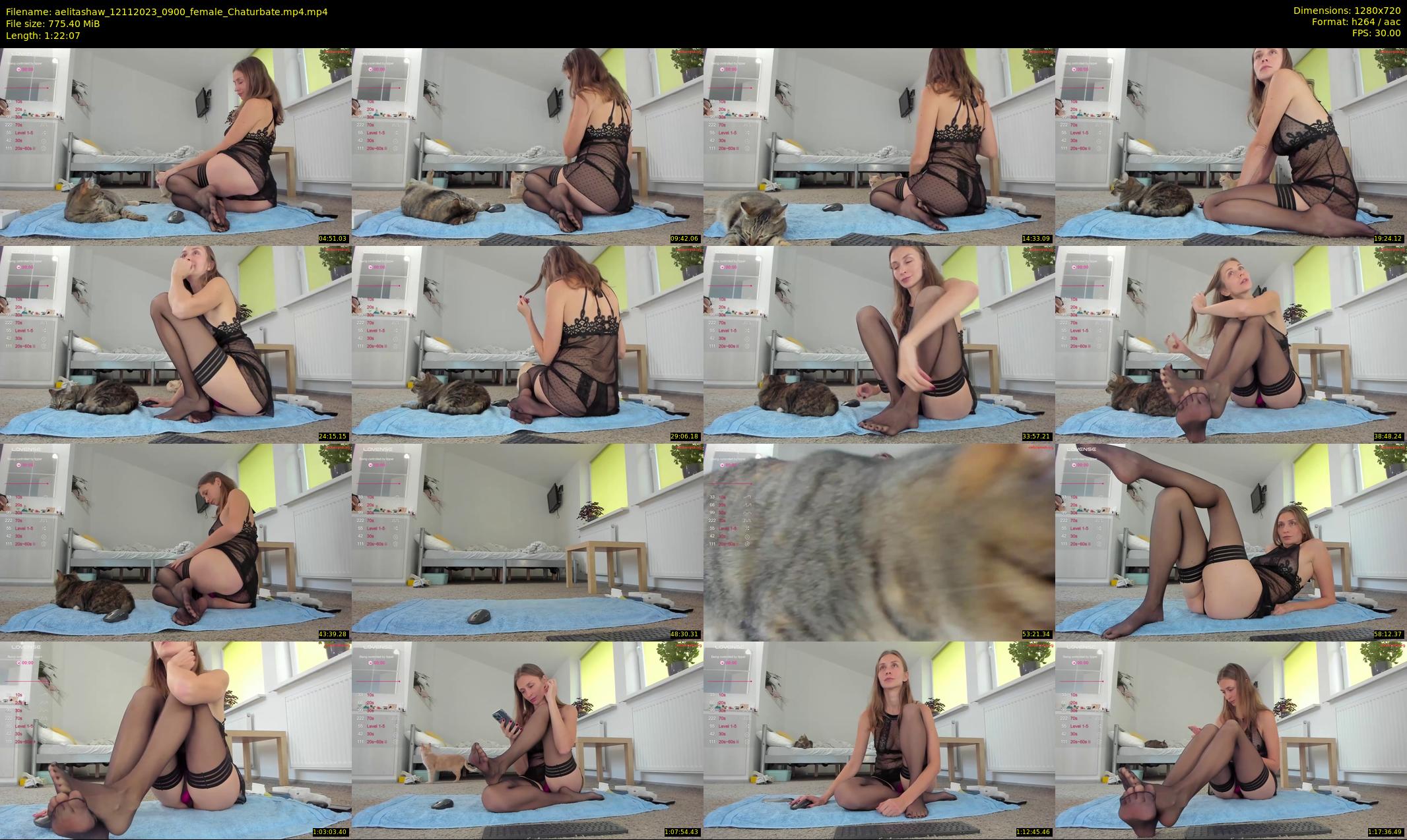 aelitashaw — 83 minute Chaturbate female cam show recording, 720p, Nov 12, 2023