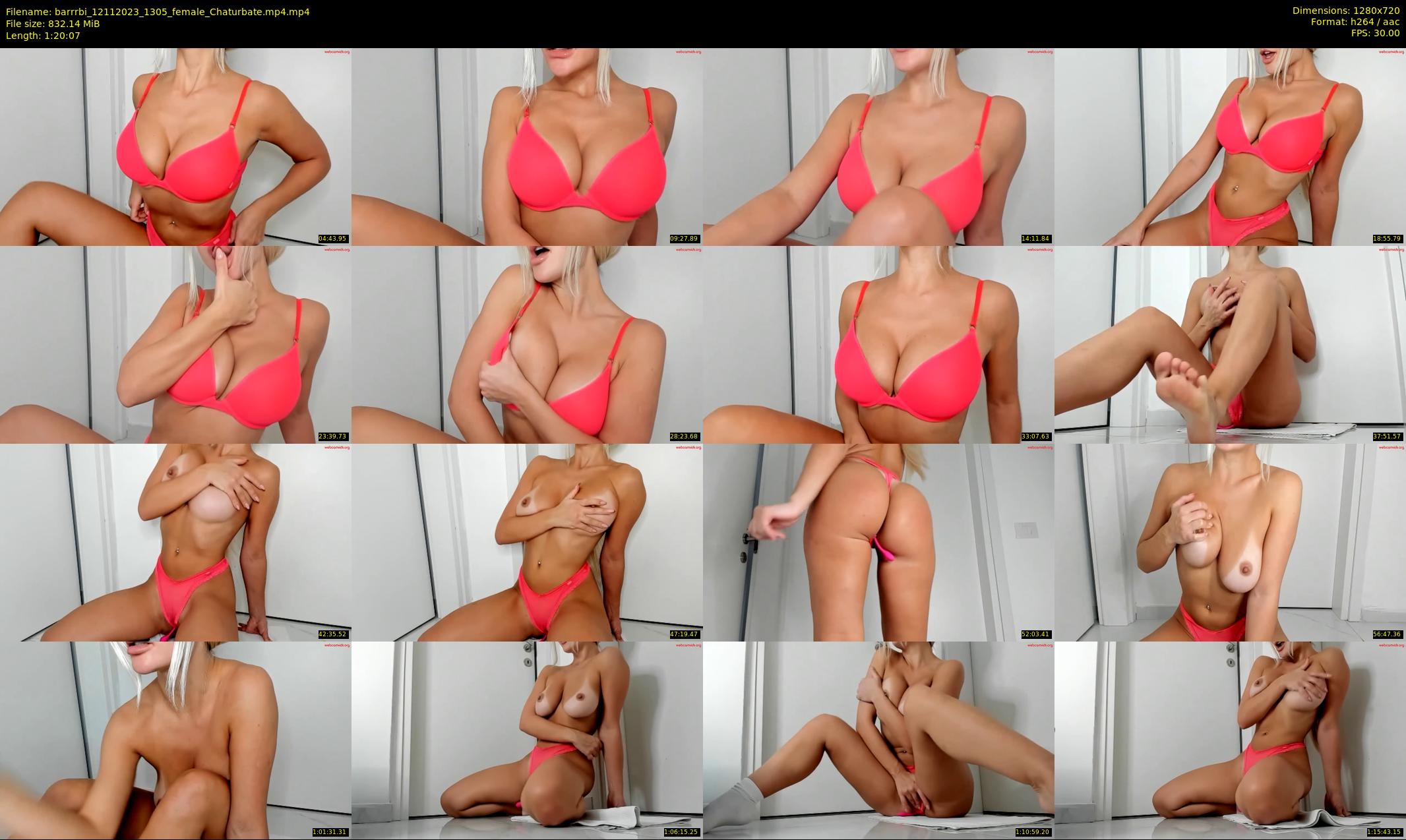 barrrbi — 81 minute Chaturbate female cam show recording, 720p, Nov 12, 2023