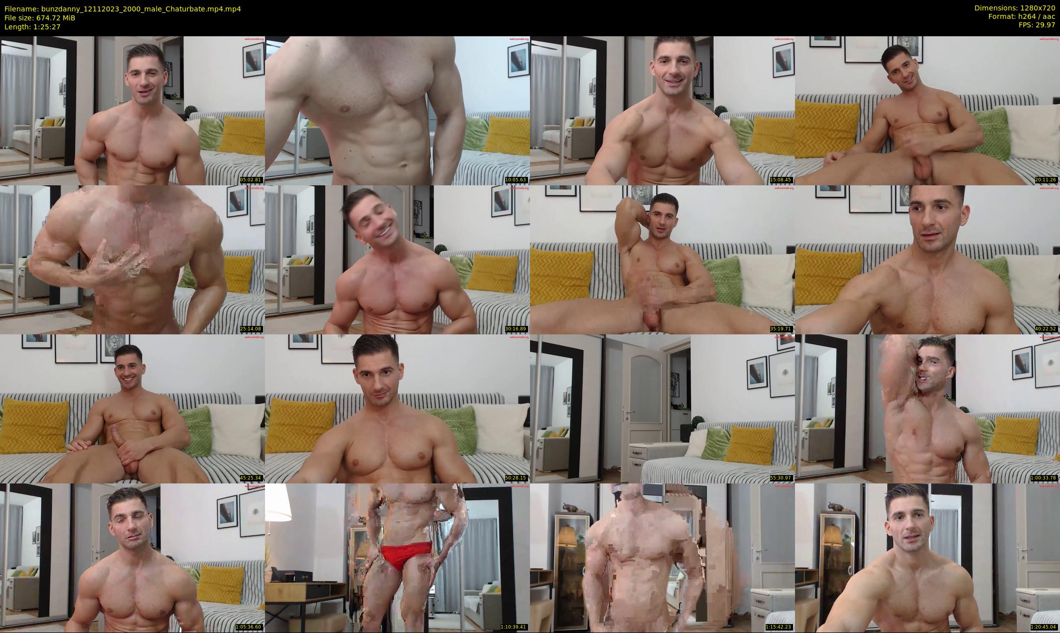bunzdanny — 86 minute Chaturbate male cam show recording, 720p, Nov 12, 2023
