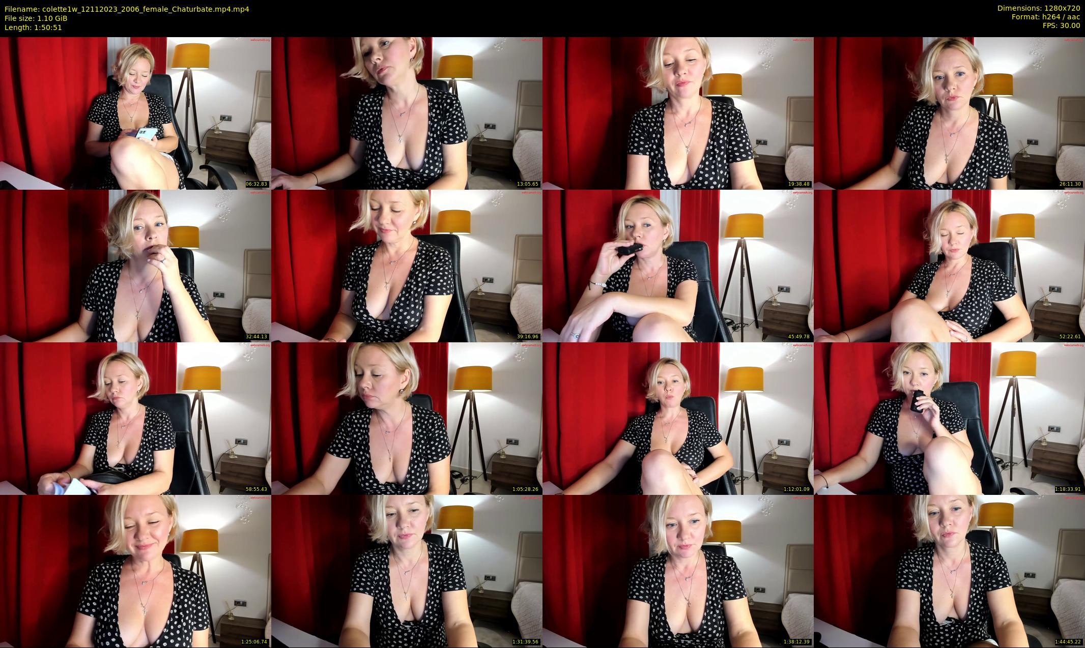 colette1w — 111 minute Chaturbate female cam show recording, 720p, Nov 12, 2023