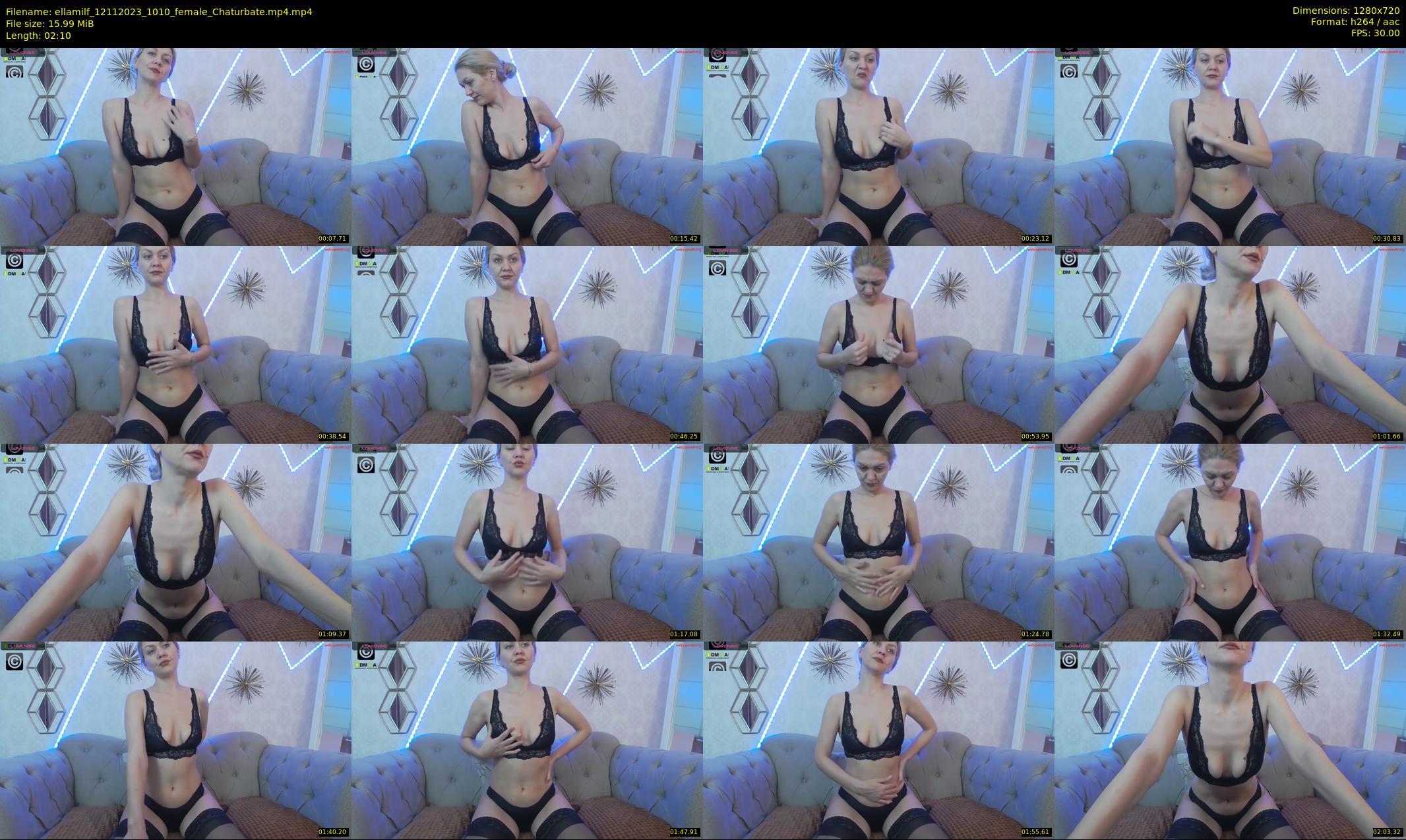 ellamilf — 3 minute Chaturbate female cam show recording, 720p, Nov 12, 2023