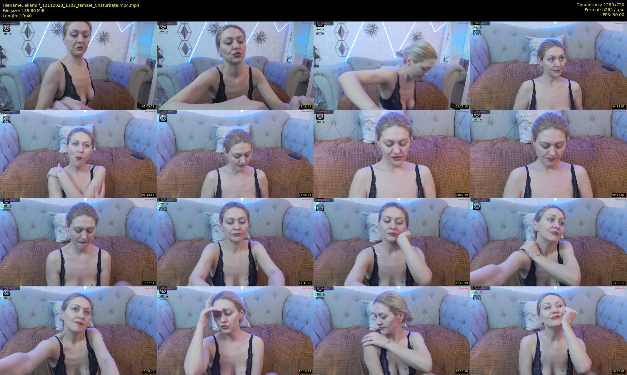 ellamilf — 20 minute Chaturbate female cam show recording, 720p, Nov 12, 2023
