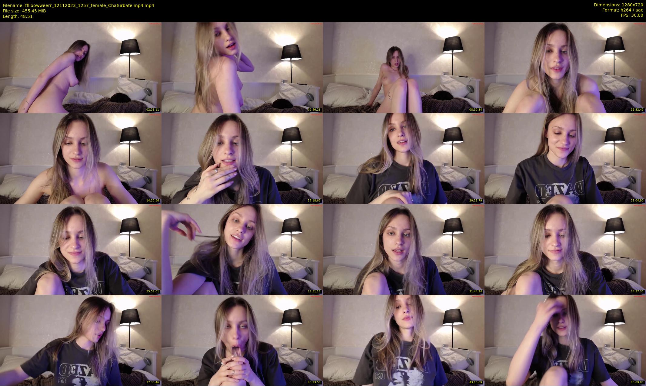 fflloowweerr — 49 minute Chaturbate couple cam show recording, 720p, Nov 12, 2023