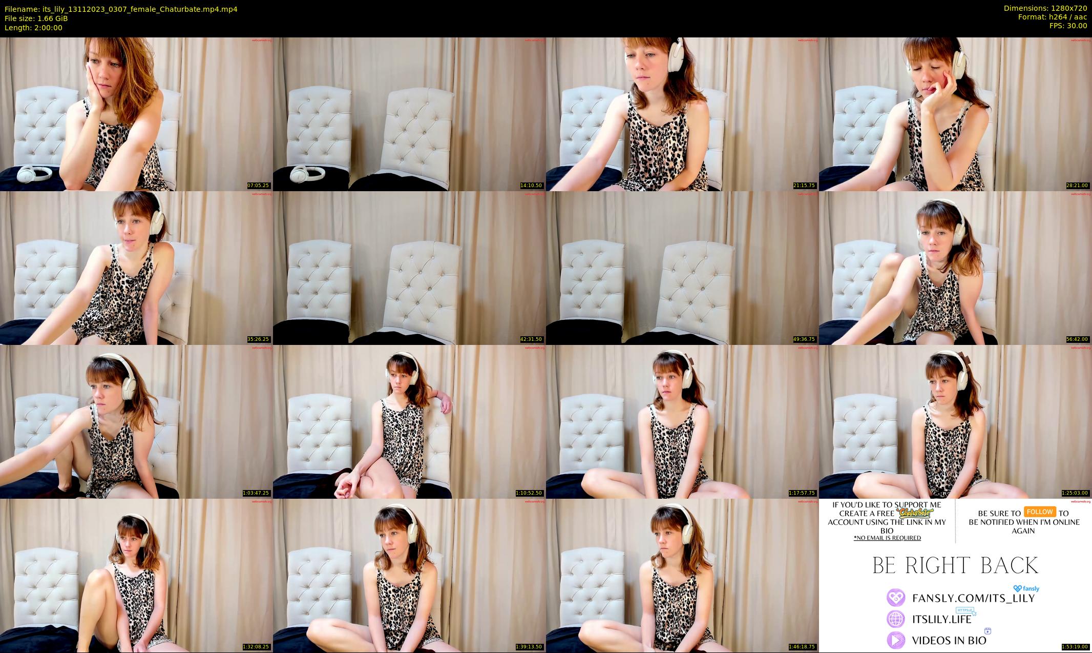 its_lily — 120 minute Chaturbate female cam show recording, 720p, Nov 13, 2023
