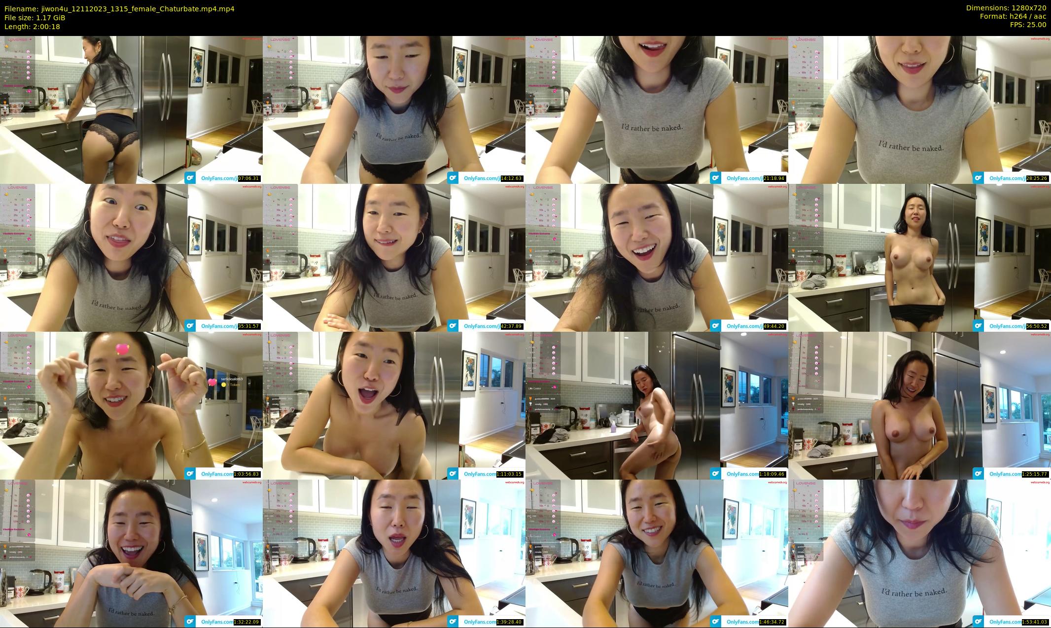 jiwon4u — 121 minute Chaturbate female cam show recording, 720p, Nov 12, 2023