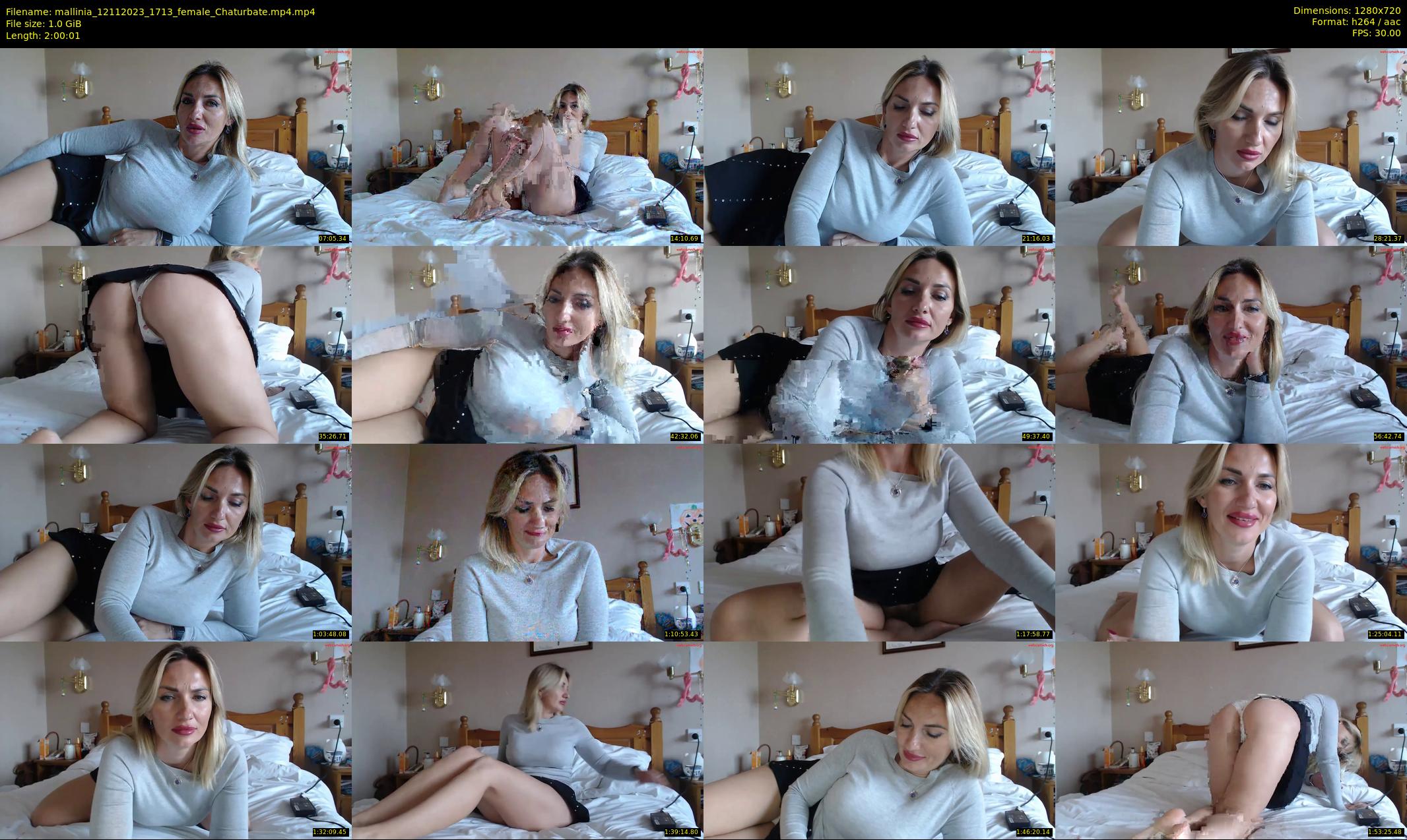 mallinia — 121 minute Chaturbate female cam show recording, 720p, Nov 12, 2023