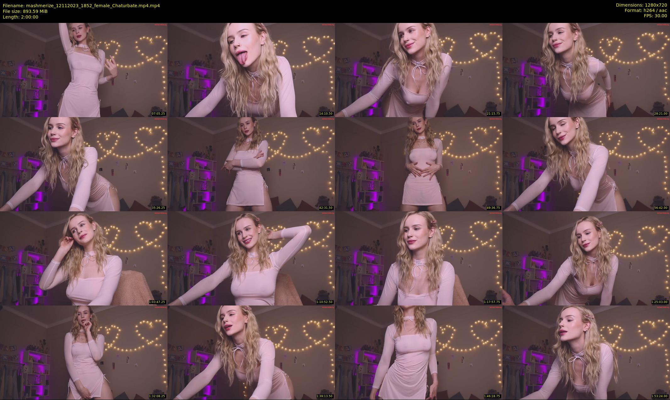 mashmerize — 120 minute Chaturbate female cam show recording, 720p, Nov 12, 2023