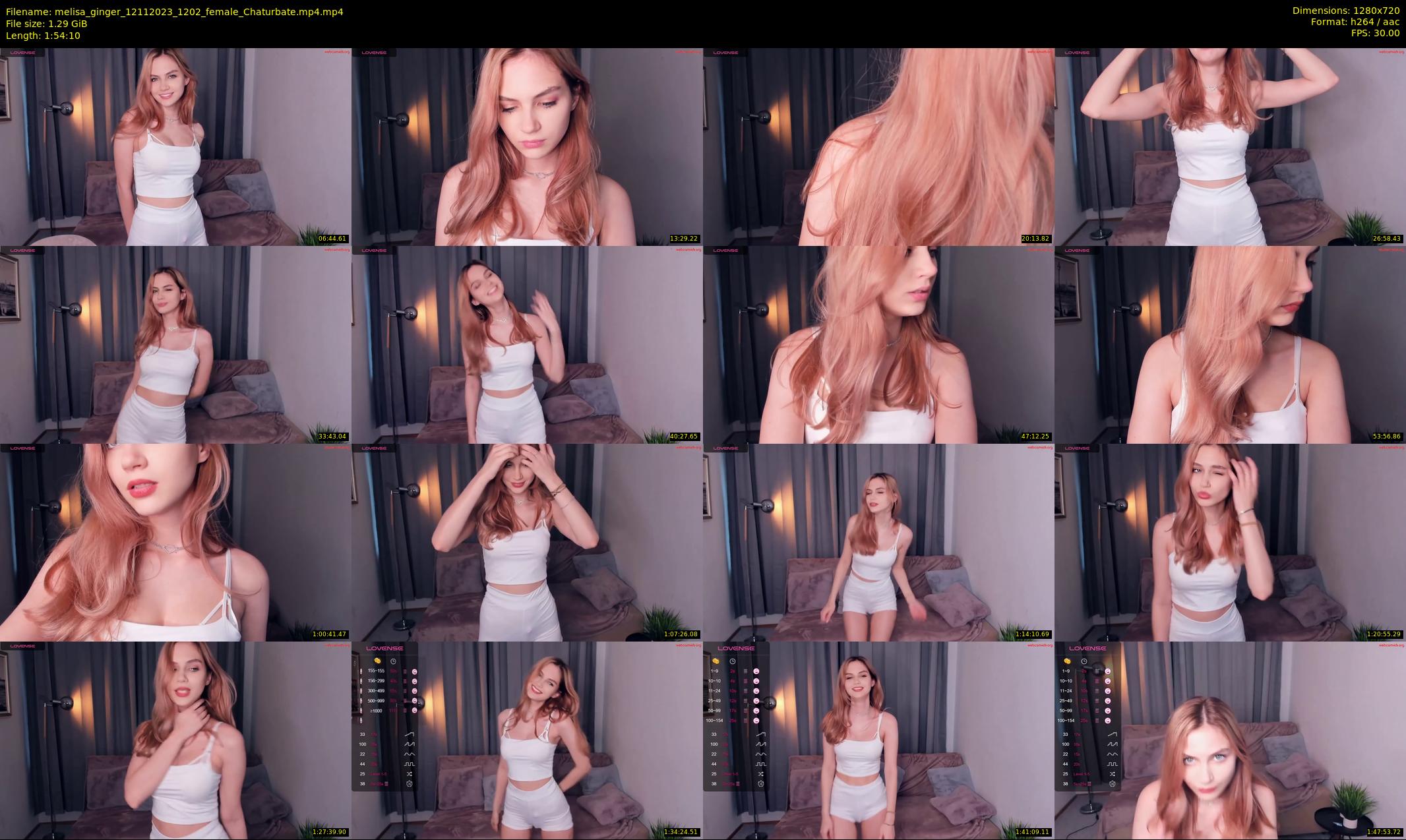 melisa_ginger — 115 minute Chaturbate female cam show recording, 720p, Nov 12, 2023