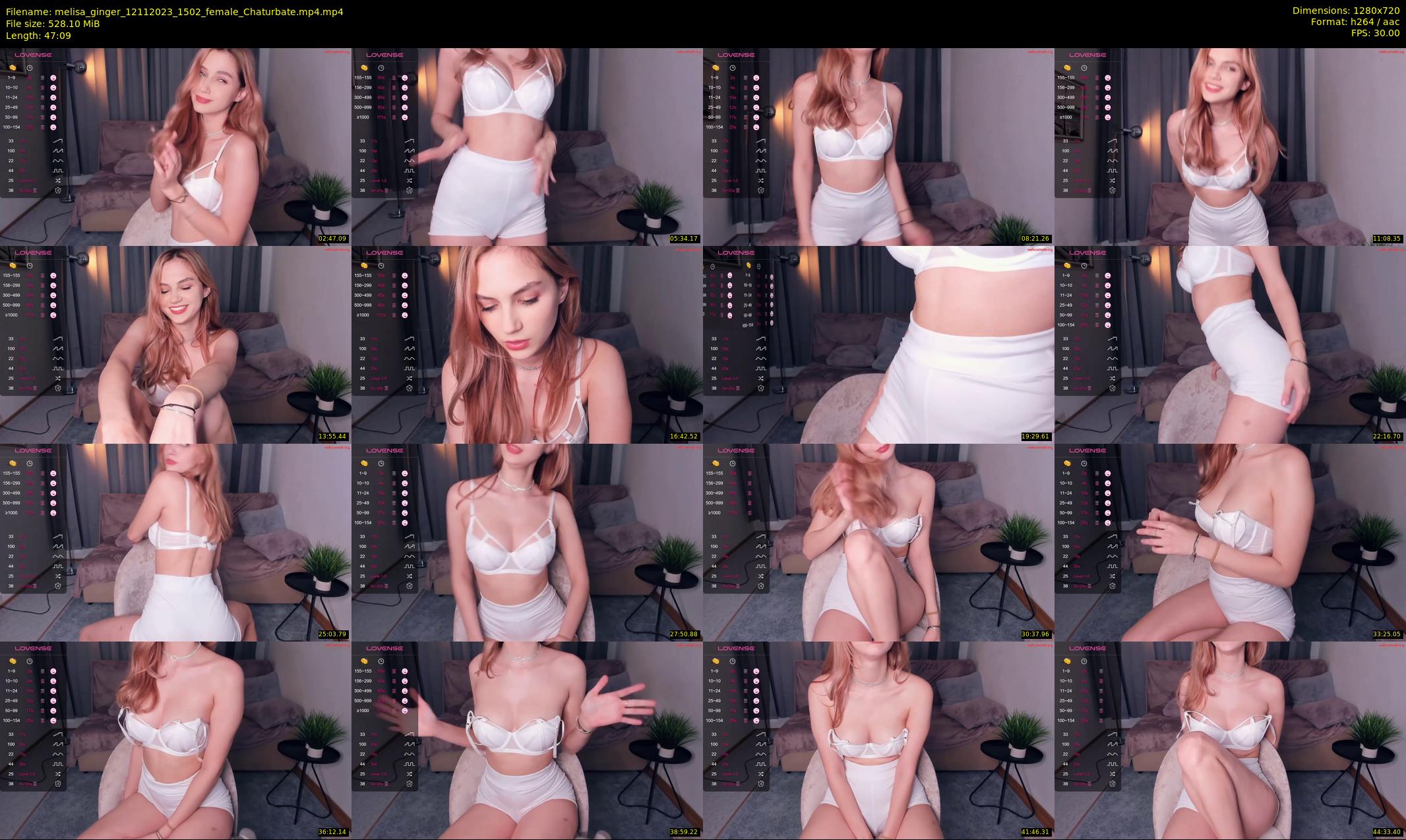 melisa_ginger — 48 minute Chaturbate female cam show recording, 720p, Nov 12, 2023