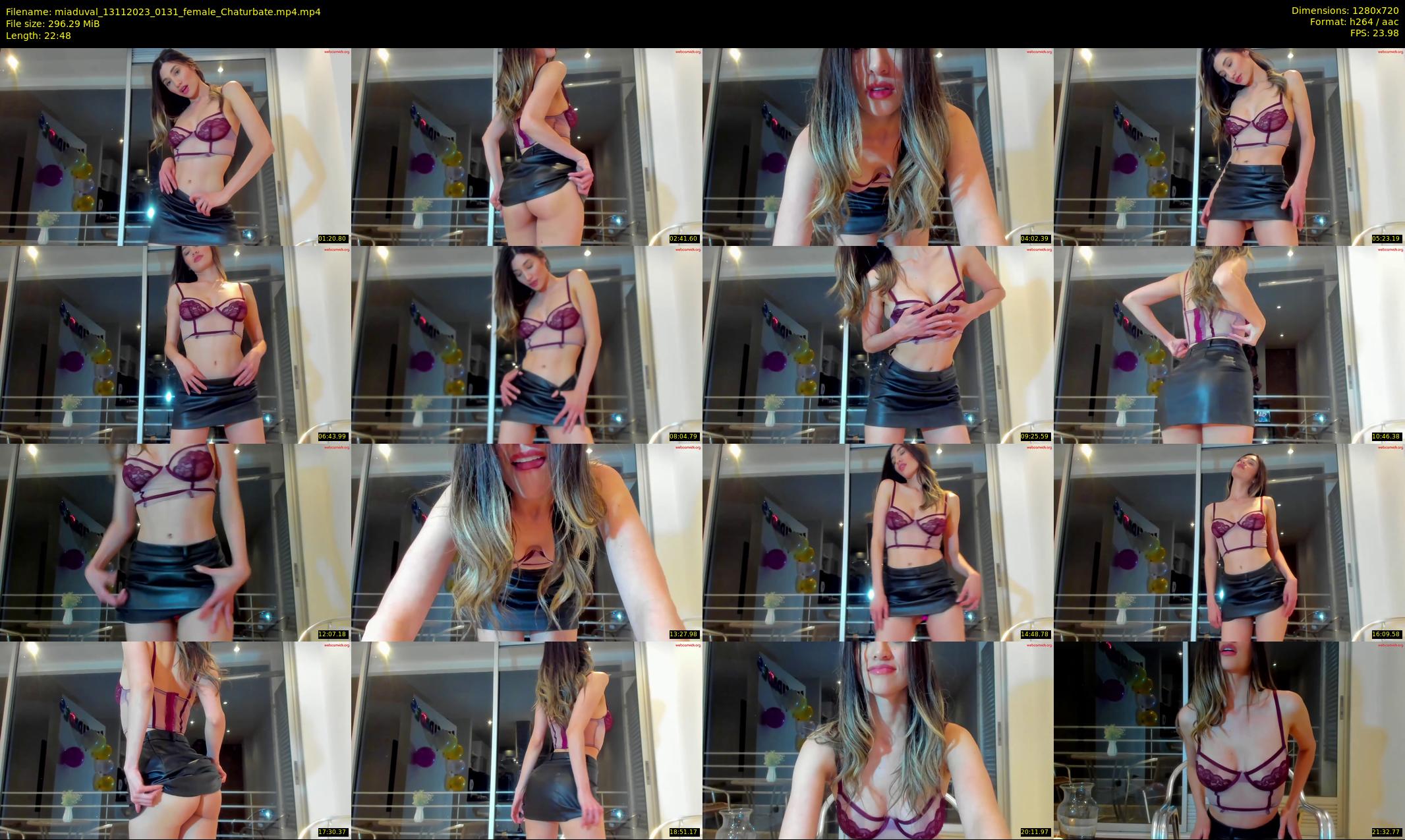 miaduval — 23 minute Chaturbate female cam show recording, 720p, Nov 13, 2023