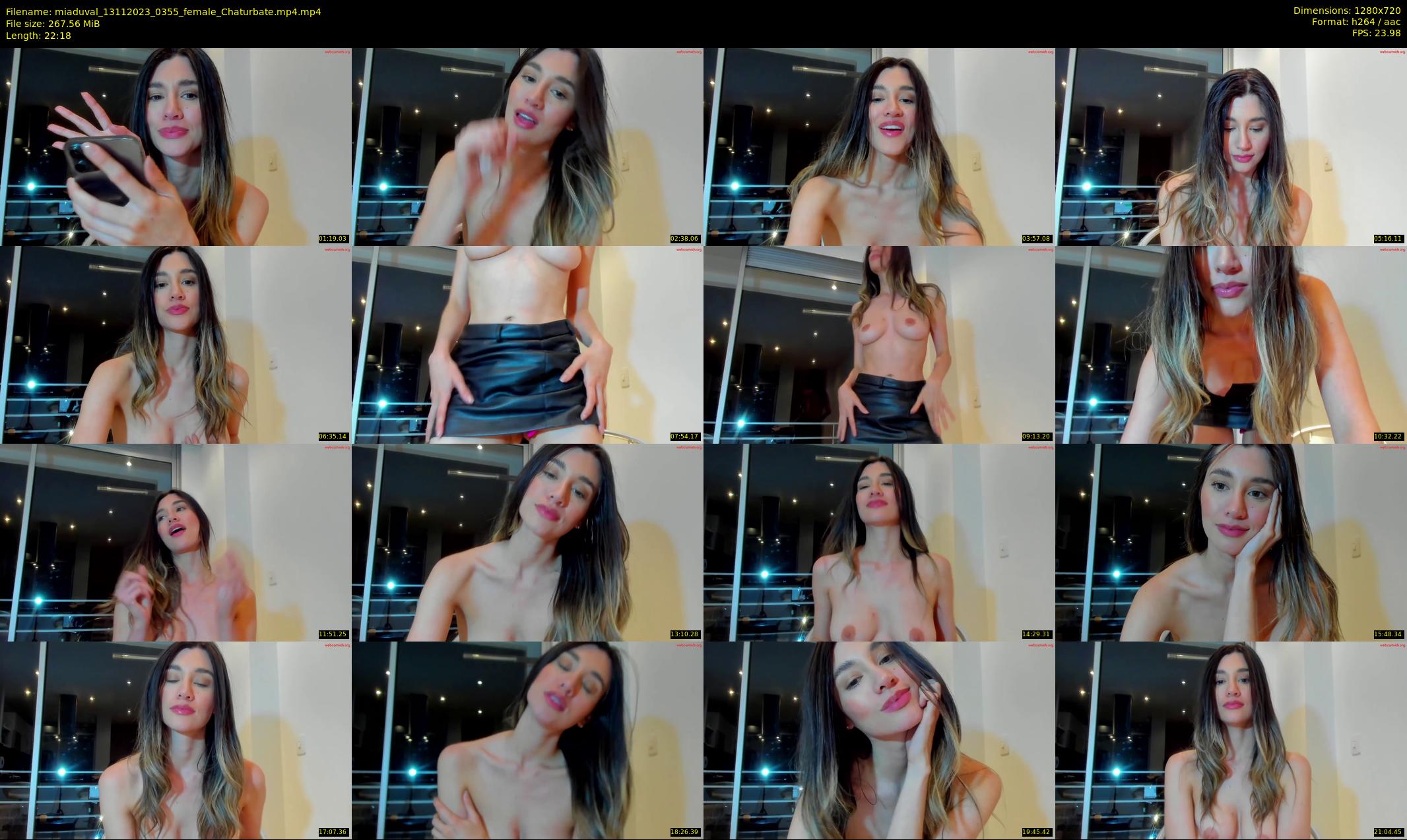 miaduval — 23 minute Chaturbate female cam show recording, 720p, Nov 13, 2023