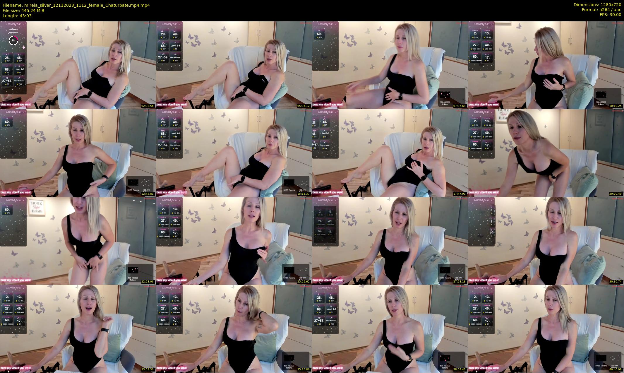 mirela_silver — 44 minute Chaturbate female cam show recording, 720p, Nov 12, 2023