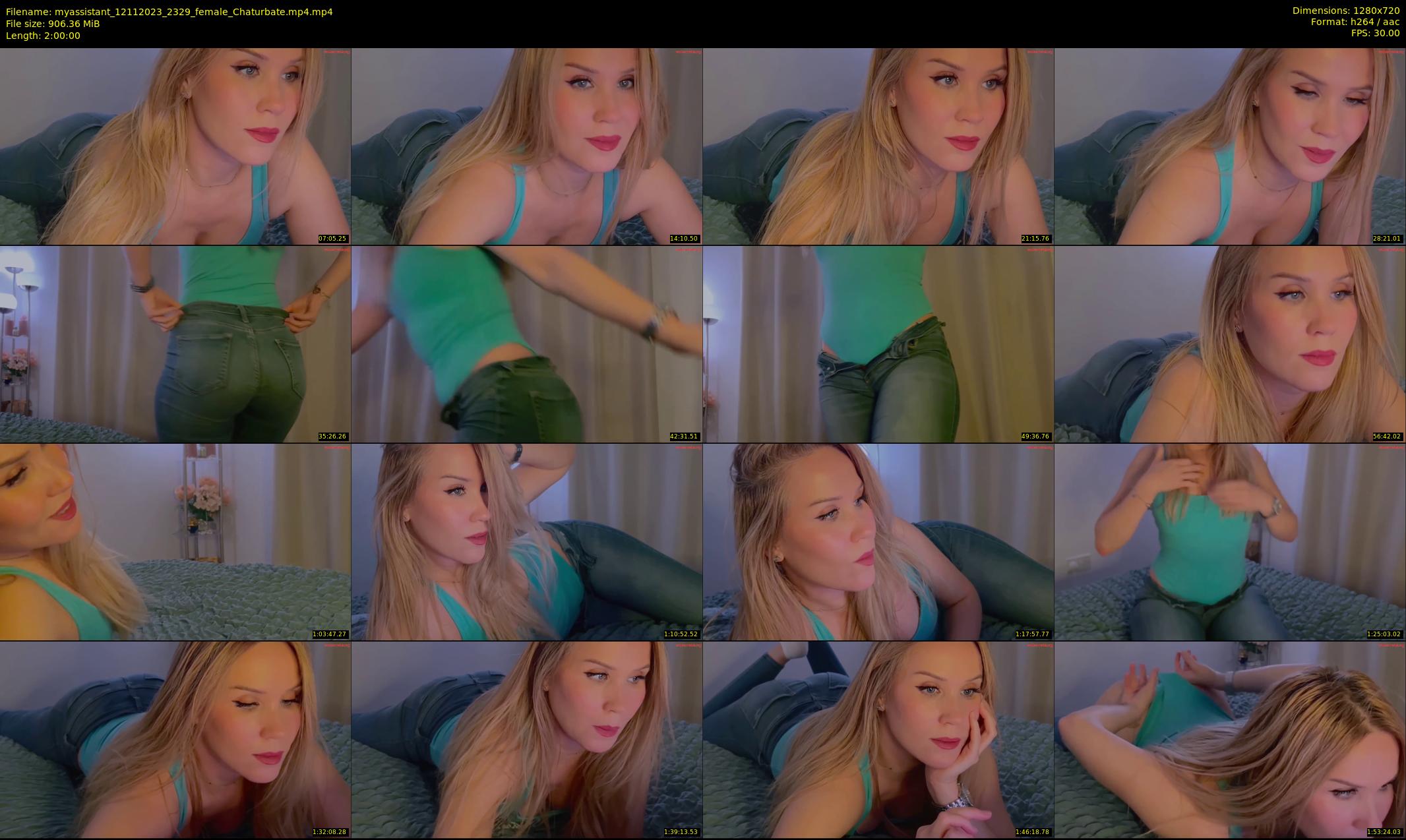myassistant — 120 minute Chaturbate female cam show recording, 720p, Nov 12, 2023