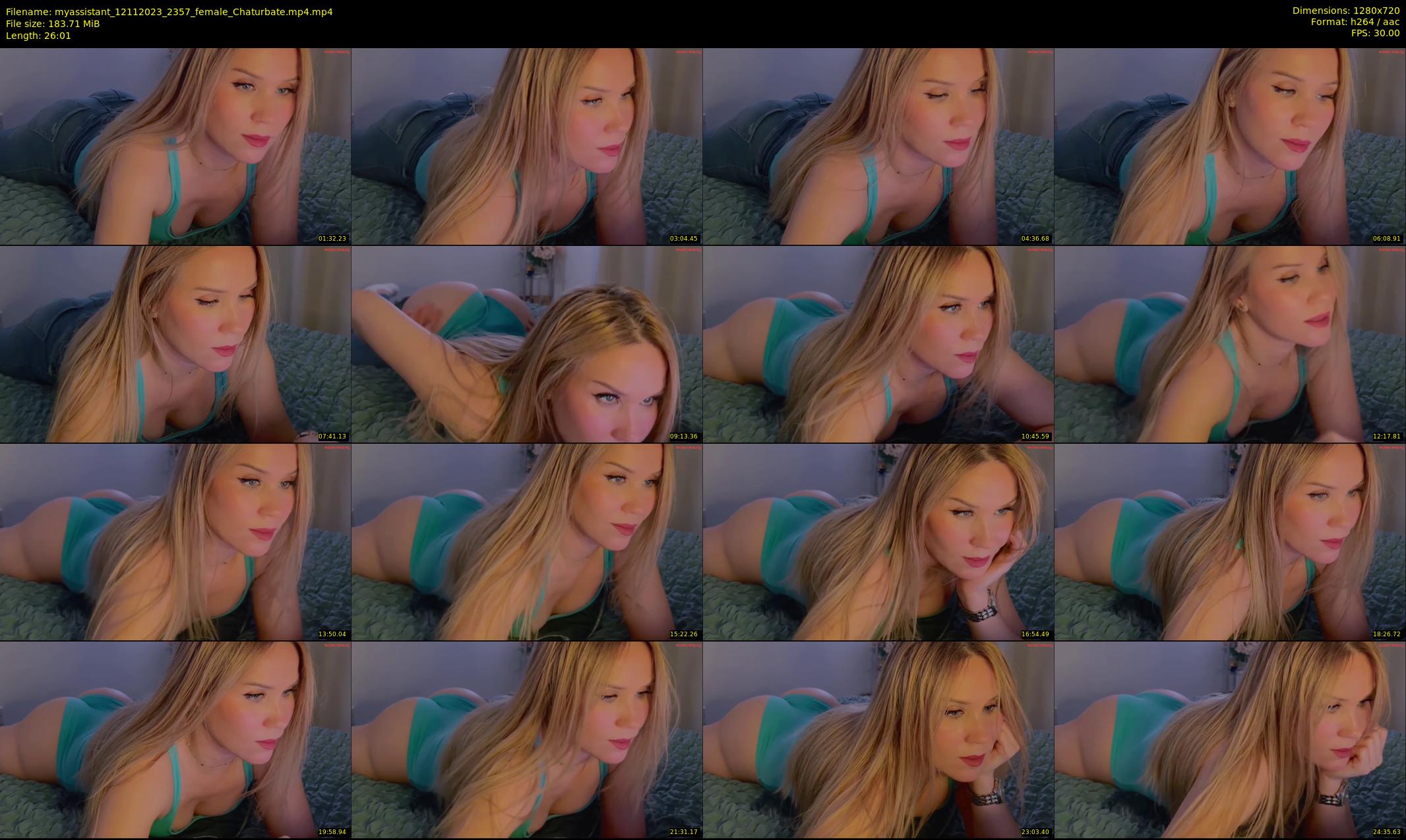 myassistant — 27 minute Chaturbate female cam show recording, 720p, Nov 12, 2023