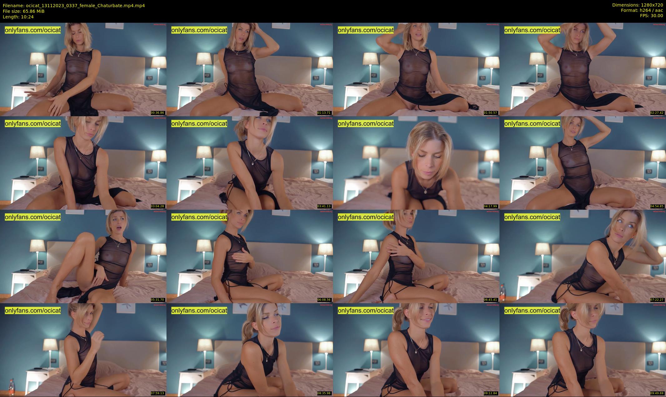ocicat — 11 minute Chaturbate female cam show recording, 720p, Nov 13, 2023