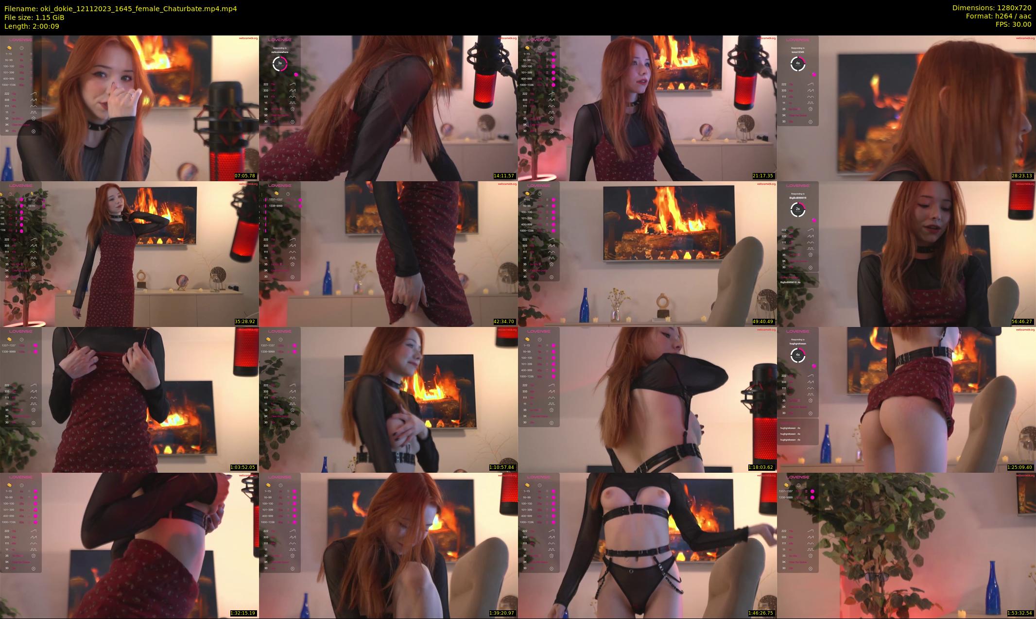 oki_dokie — 121 minute Chaturbate female cam show recording, 720p, Nov 12, 2023