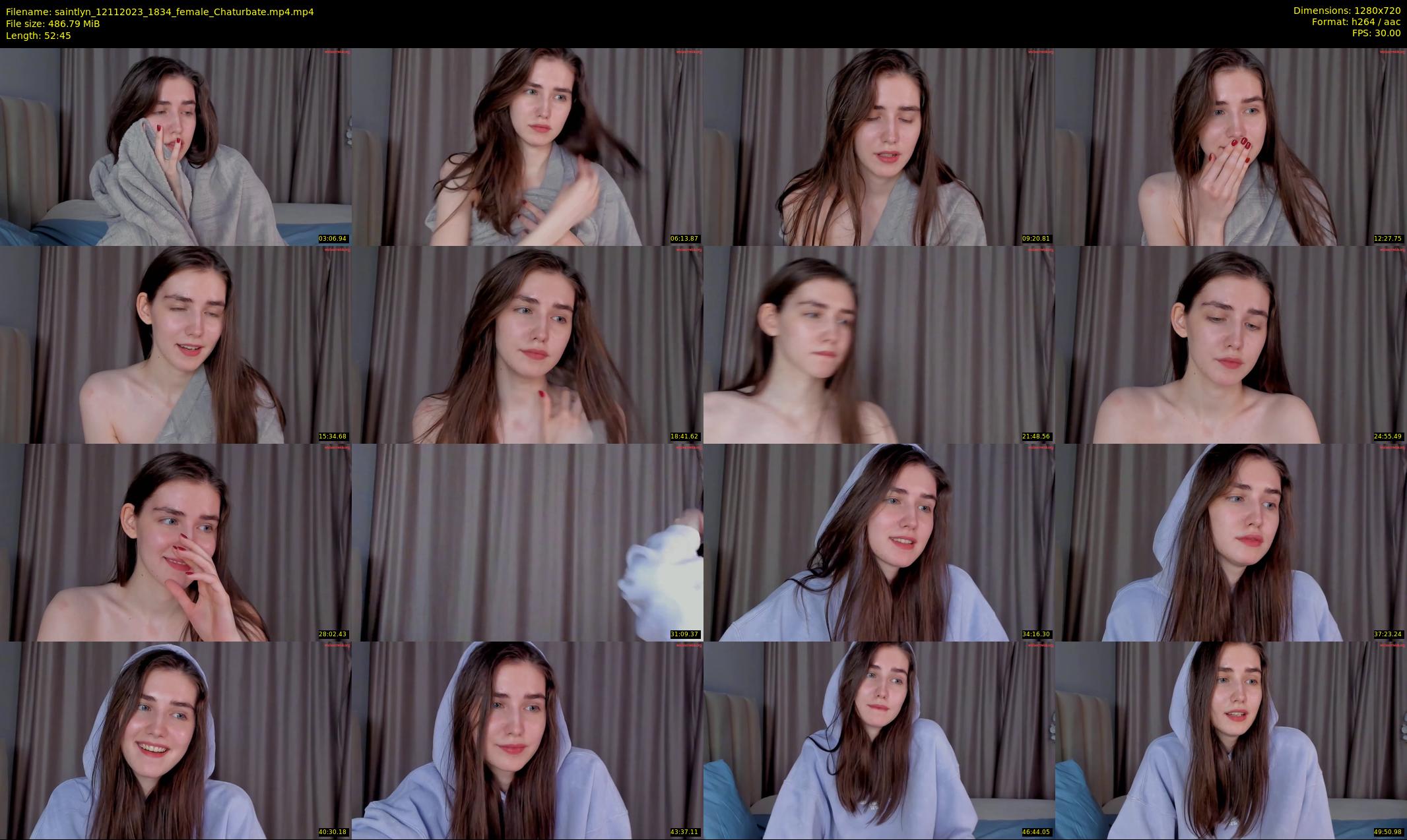 saintlyn — 53 minute Chaturbate female cam show recording, 720p, Nov 12, 2023