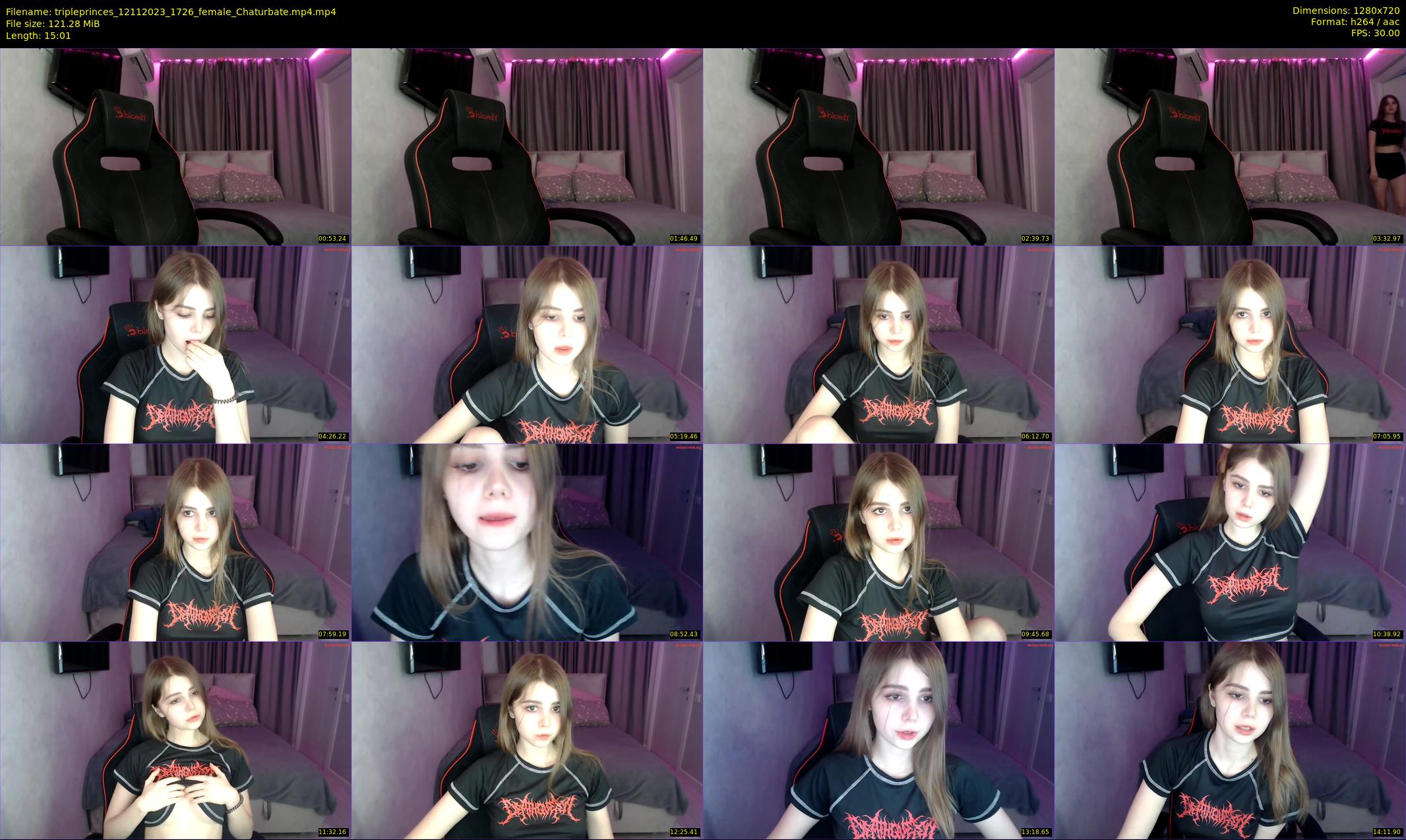 tripleprinces — 16 minute Chaturbate female cam show recording, 720p, Nov 12, 2023