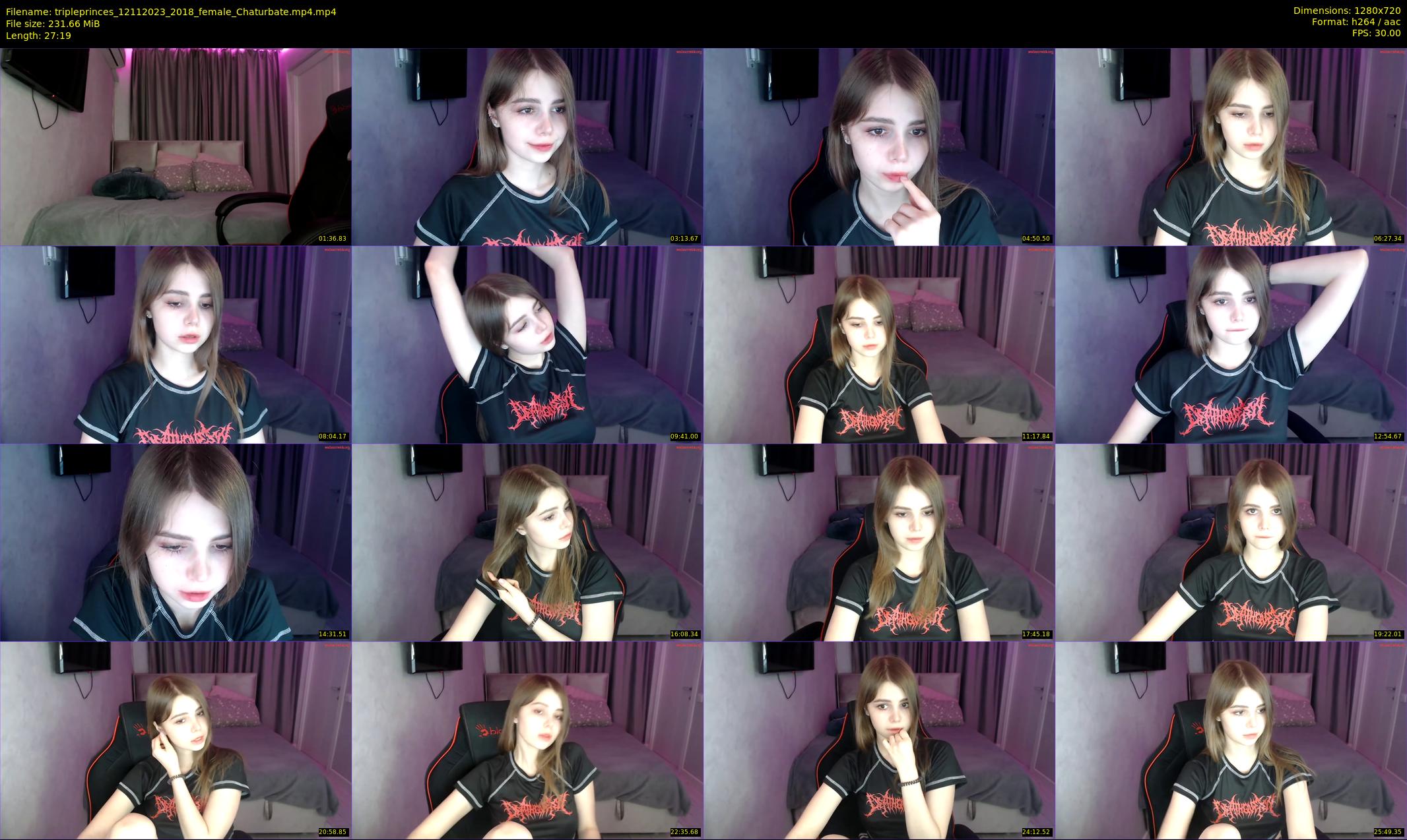 tripleprinces — 28 minute Chaturbate female cam show recording, 720p, Nov 12, 2023