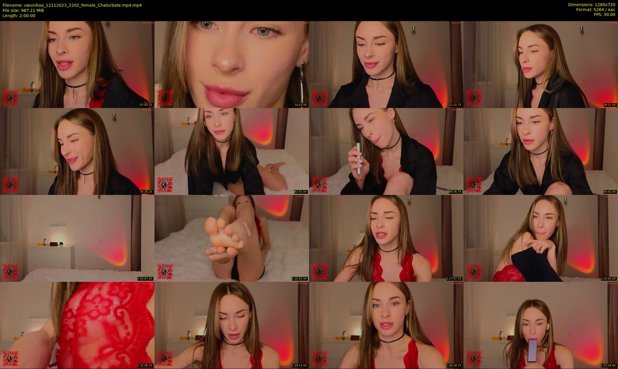 uwunikaa — 120 minute Chaturbate female cam show recording, 720p, Nov 12, 2023