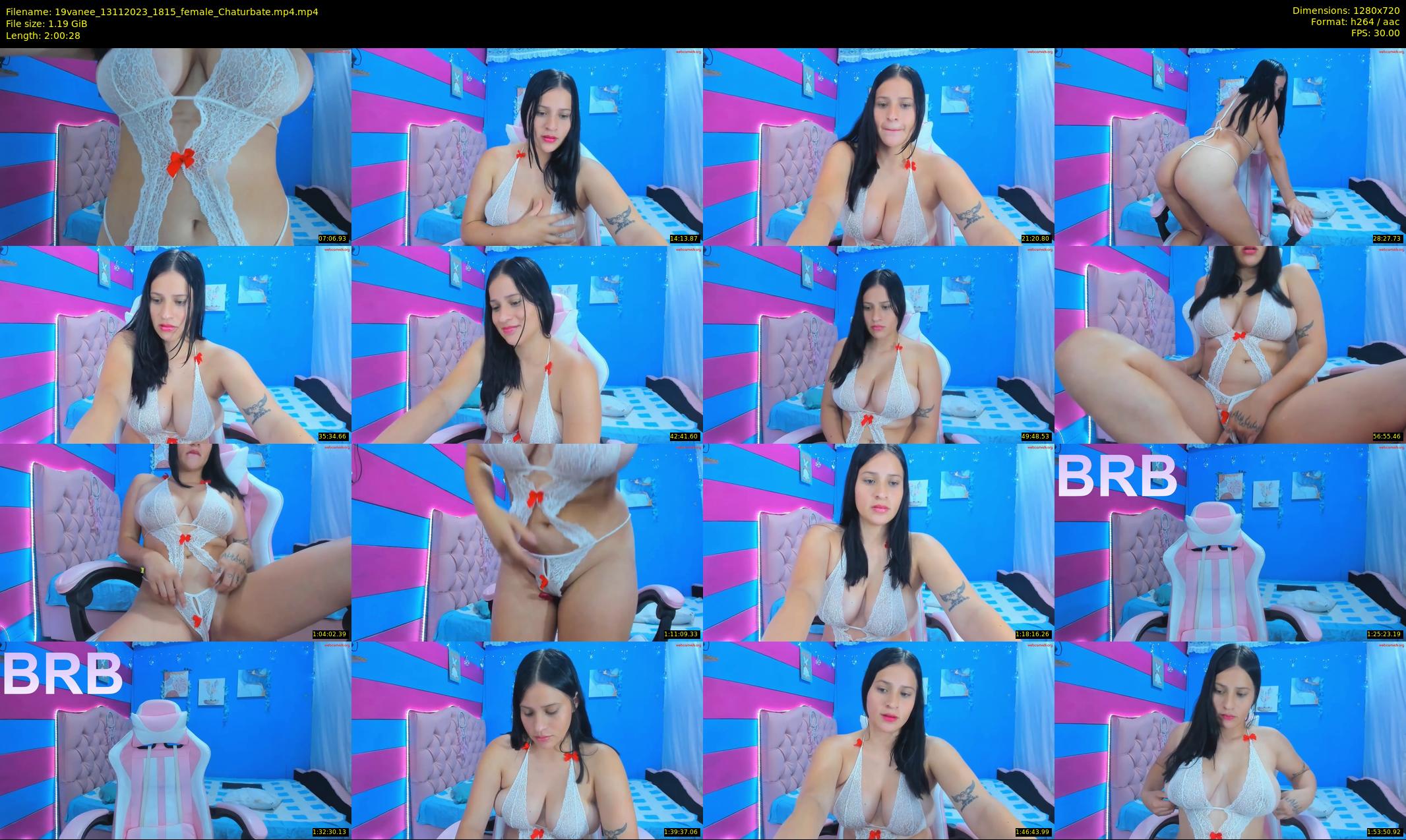 19vanee — 121 minute Chaturbate female cam show recording, 720p, Nov 13, 2023