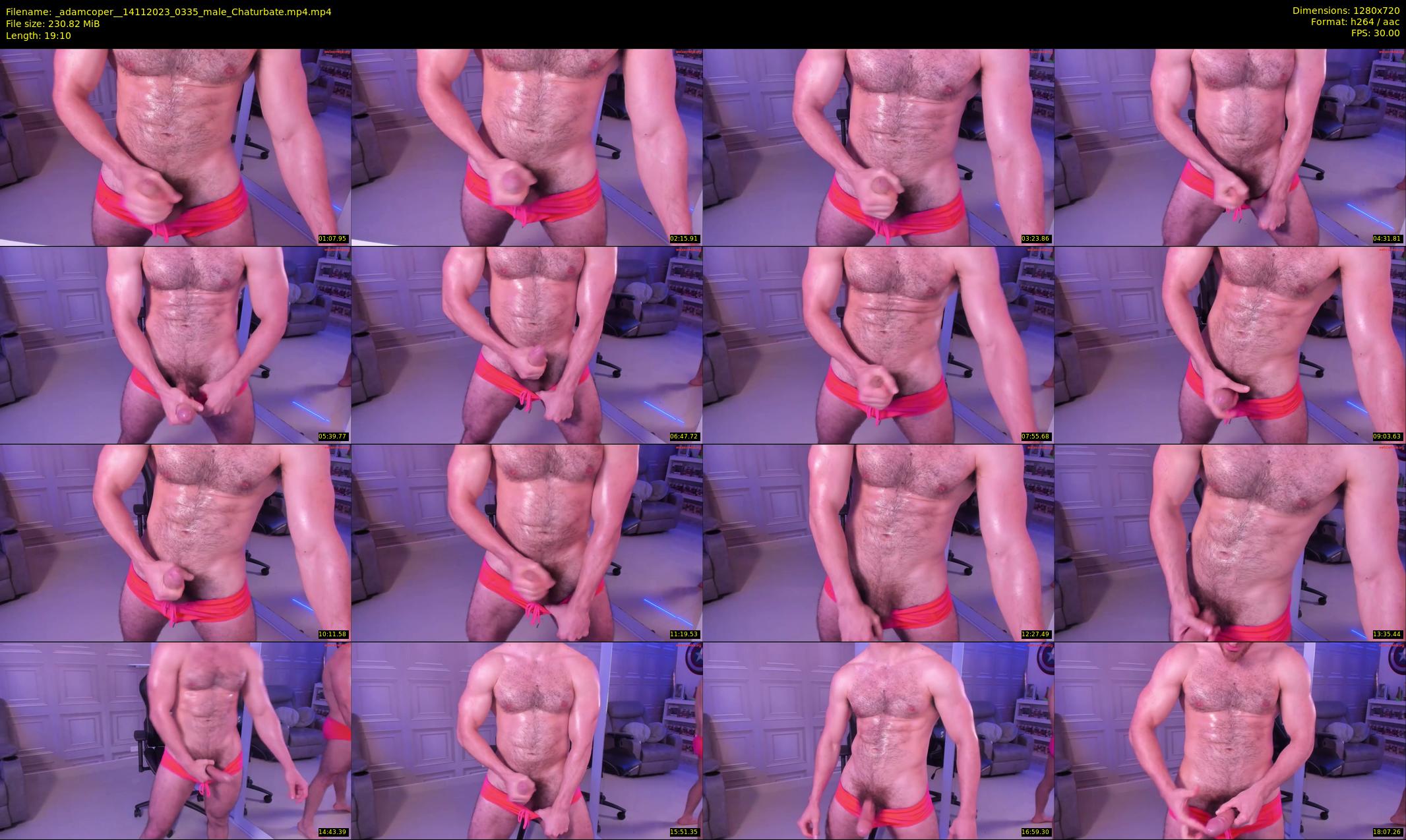 _adamcoper_ — 20 minute Chaturbate male cam show recording, 720p, Nov 14, 2023