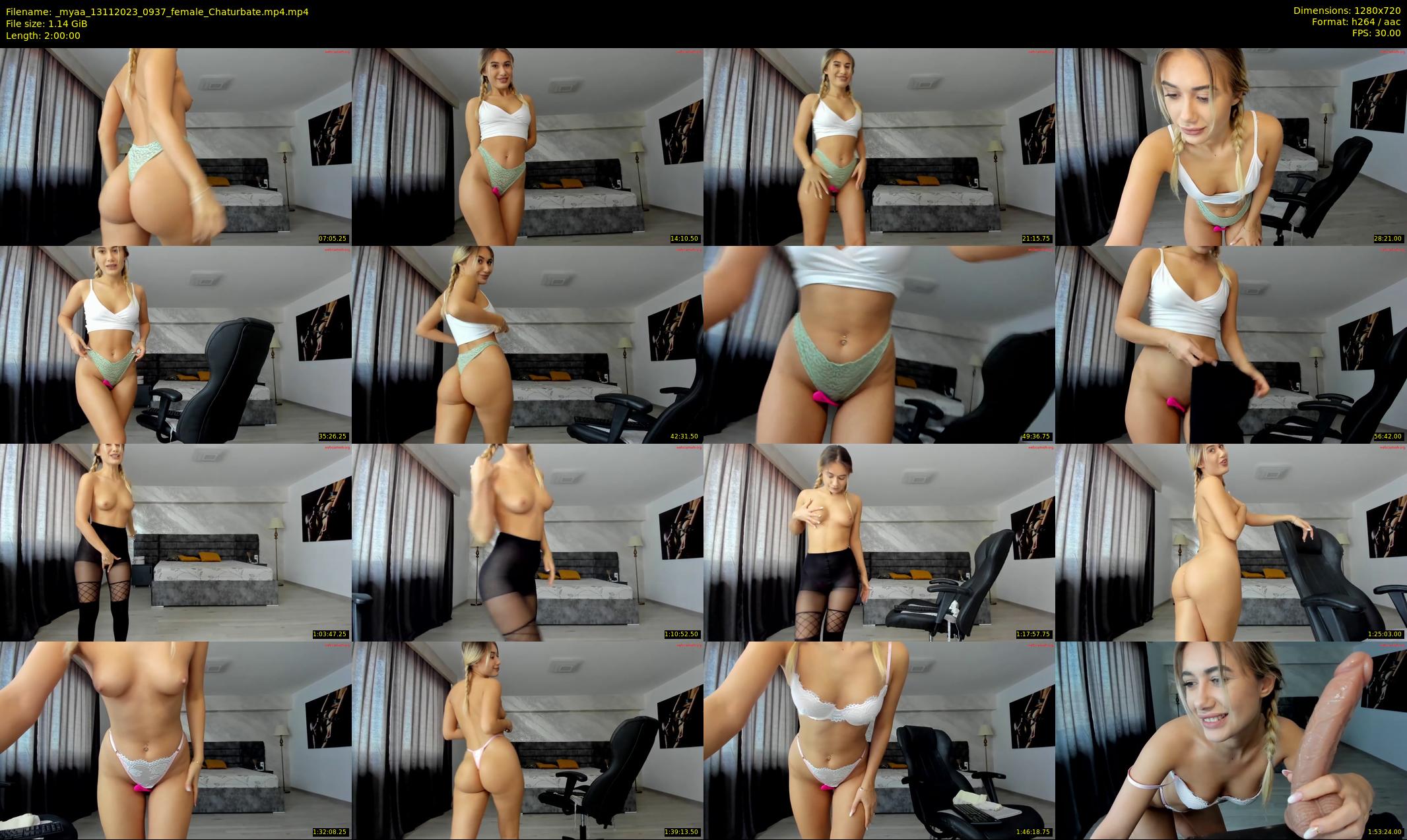 _myaa — 120 minute Chaturbate female cam show recording, 720p, Nov 13, 2023