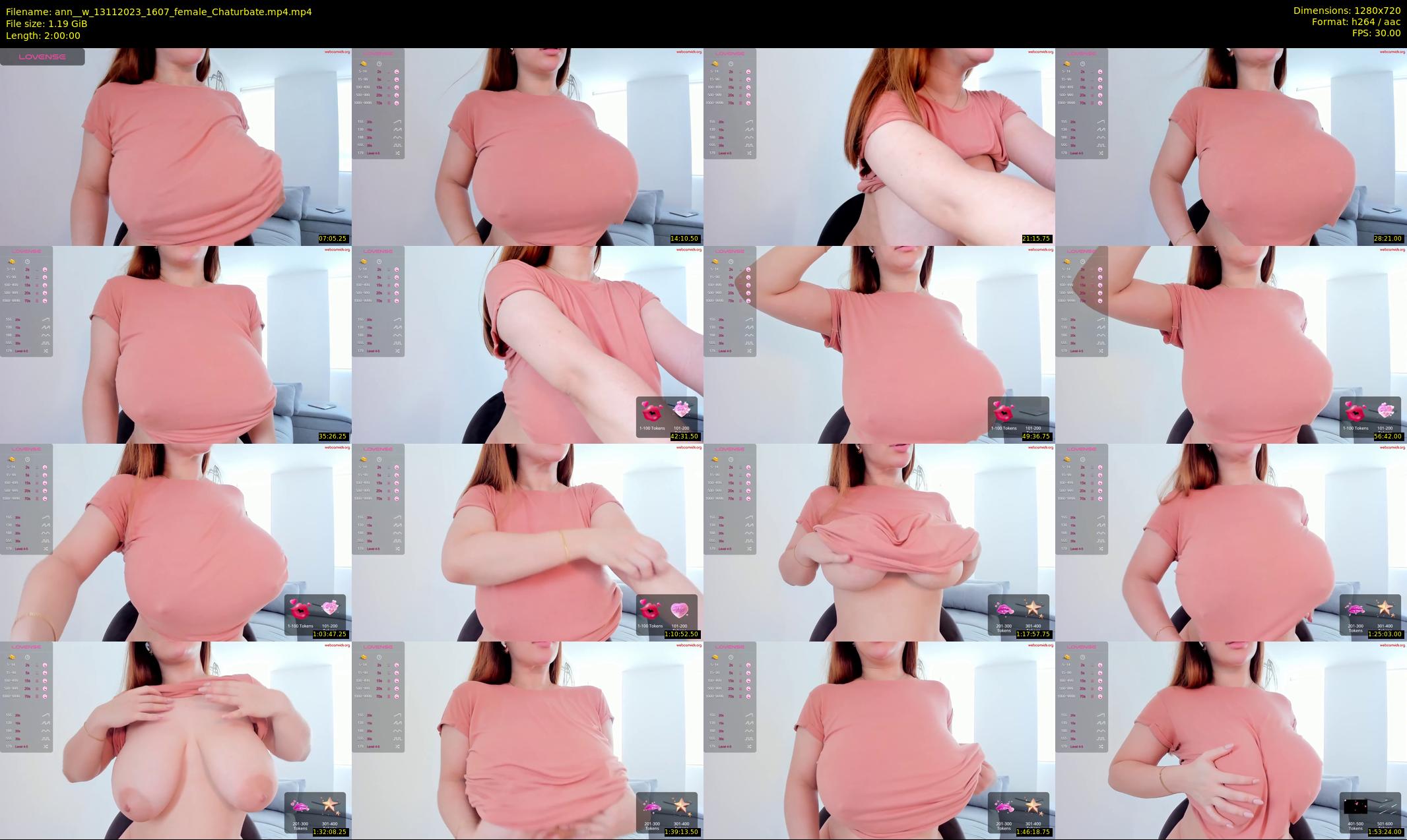 ann__w — 120 minute Chaturbate female cam show recording, 720p, Nov 13, 2023