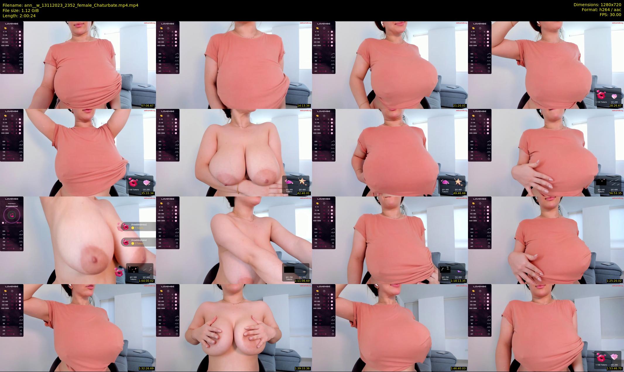 ann__w — 121 minute Chaturbate female cam show recording, 720p, Nov 13, 2023