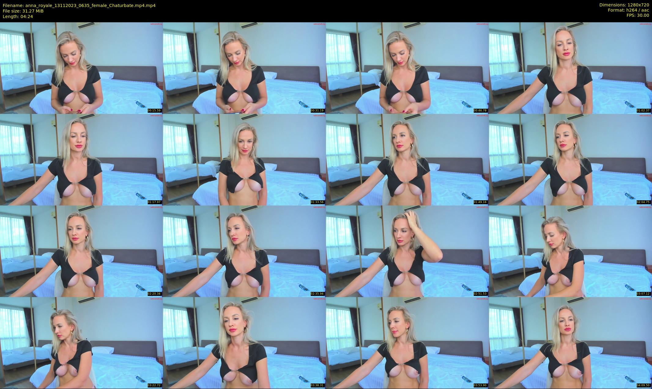 anna_royale — 5 minute Chaturbate female cam show recording, 720p, Nov 13, 2023