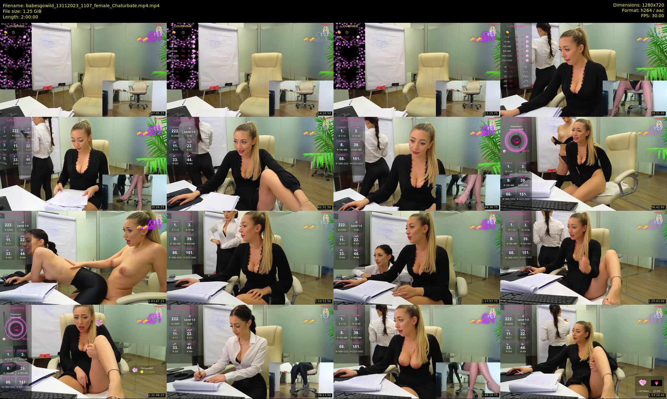 babesgowild — 120 minute Chaturbate couple cam show recording, 720p, Nov 13, 2023