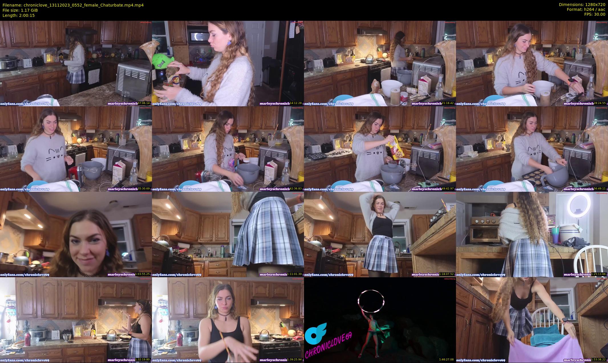 chroniclove — 121 minute Chaturbate female cam show recording, 720p, Nov 13, 2023