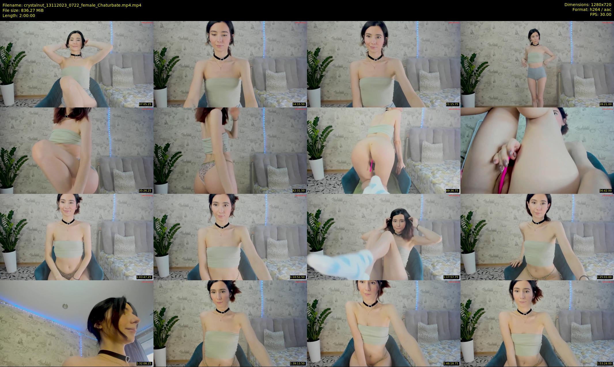 crystalnut — 120 minute Chaturbate female cam show recording, 720p, Nov 13, 2023
