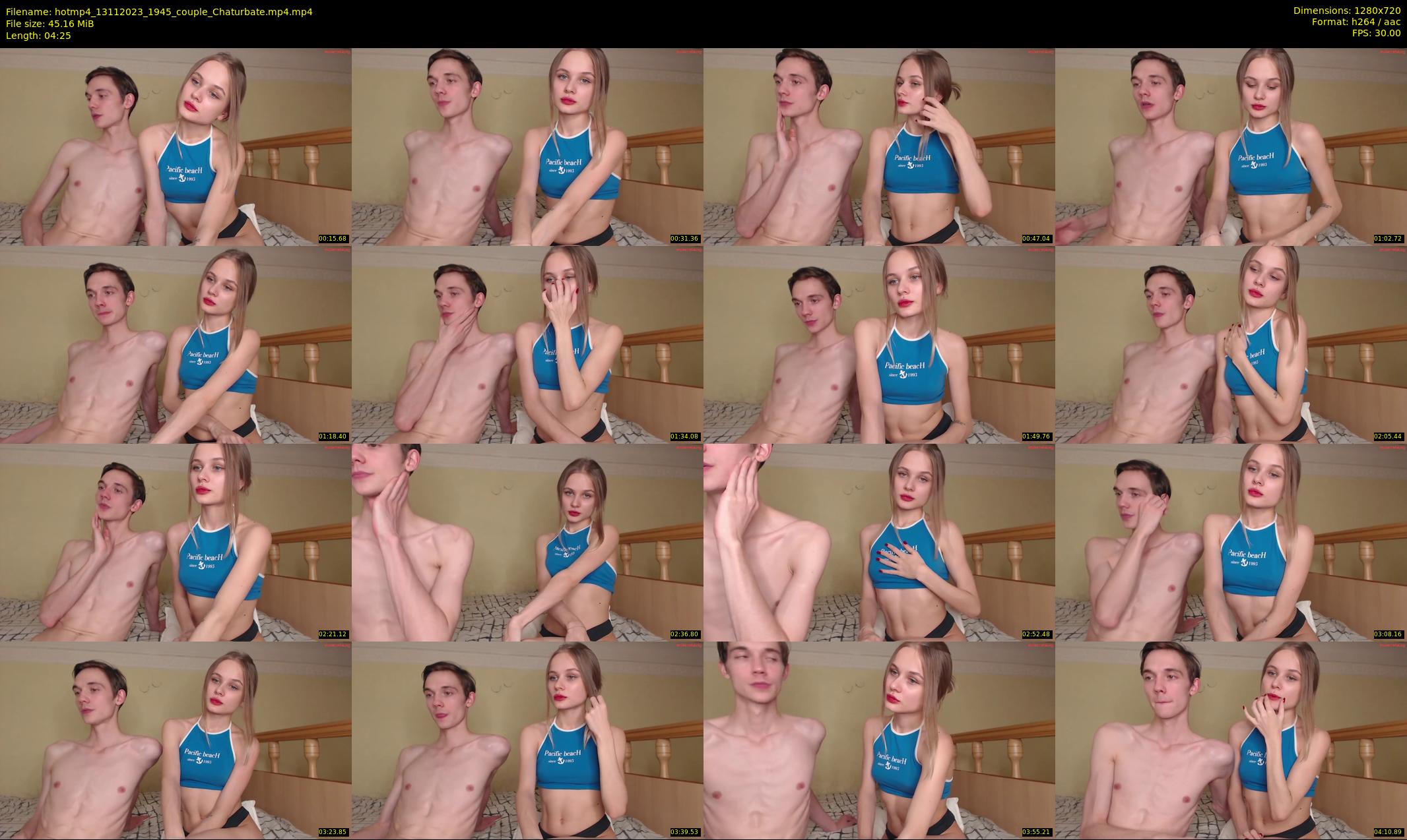 hotmp4 — 5 minute Chaturbate couple cam show recording, 720p, Nov 13, 2023