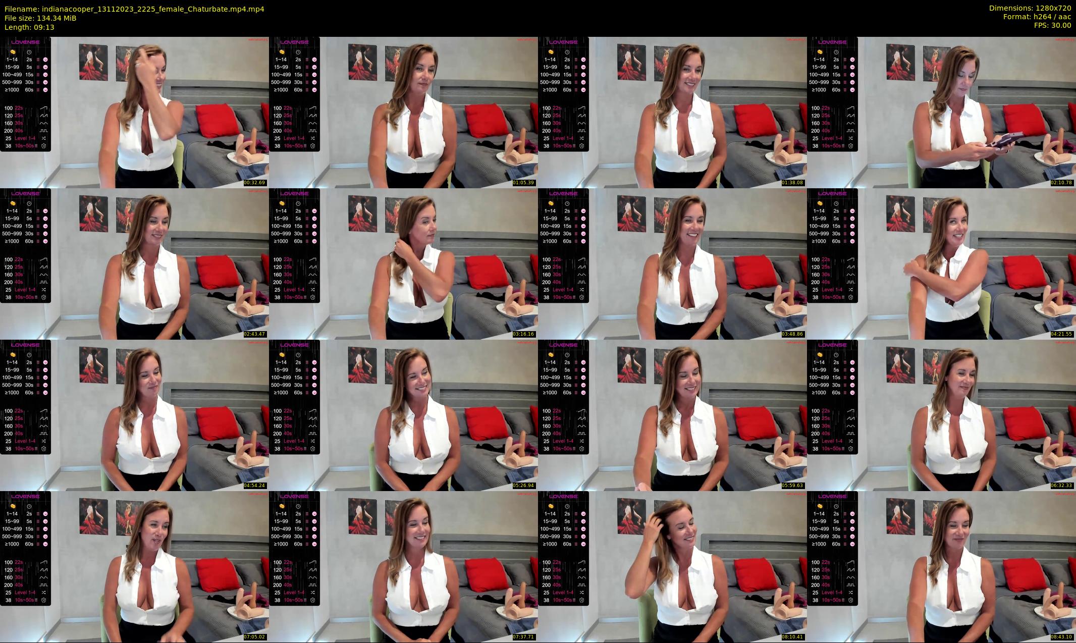 indianacooper — 10 minute Chaturbate female cam show recording, 720p, Nov 13, 2023