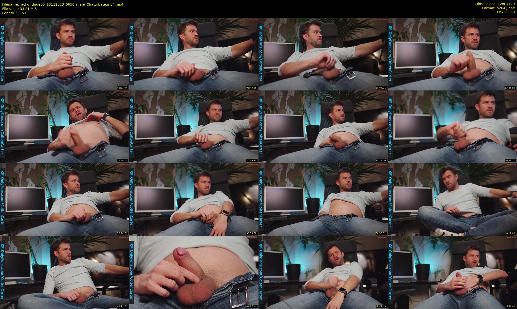 jackoffdude85 — 57 minute Chaturbate male cam show recording, 720p, Nov 13, 2023