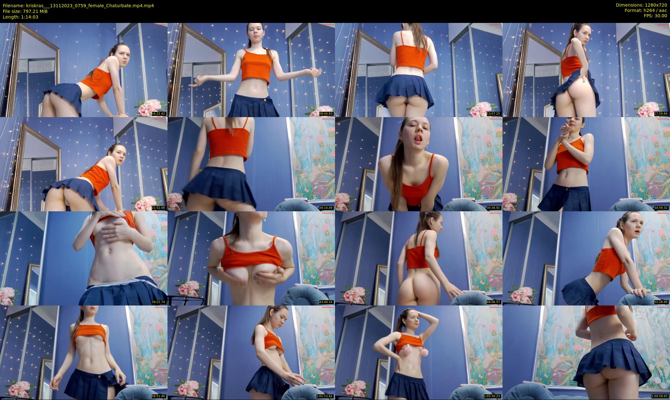 kriskras__ — 75 minute Chaturbate female cam show recording, 720p, Nov 13, 2023