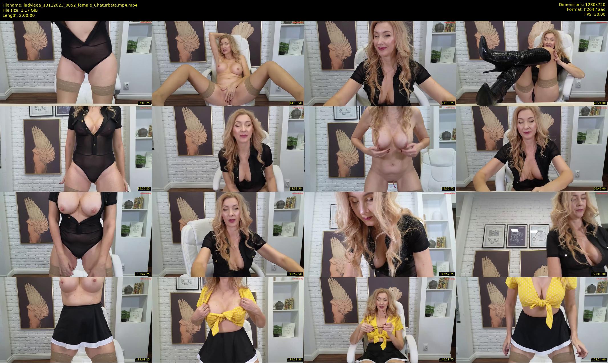 ladyleea — 120 minute Chaturbate female cam show recording, 720p, Nov 13, 2023