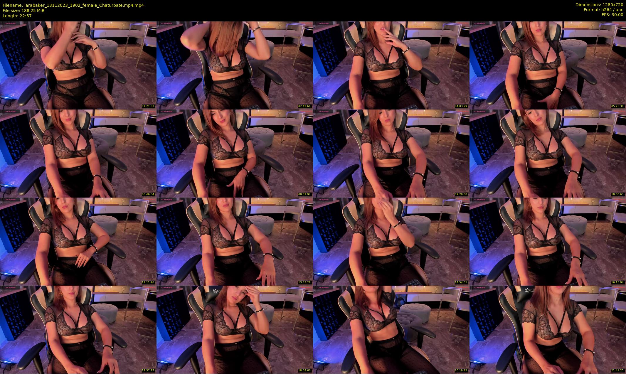larabaker — 23 minute Chaturbate female cam show recording, 720p, Nov 13, 2023