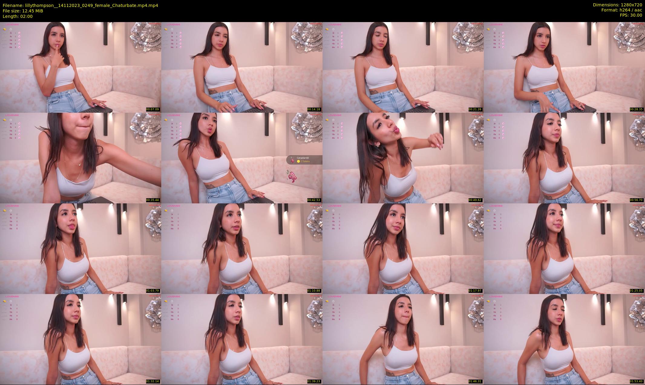 lillythompson_ — 2 minute Chaturbate female cam show recording, 720p, Nov 14, 2023