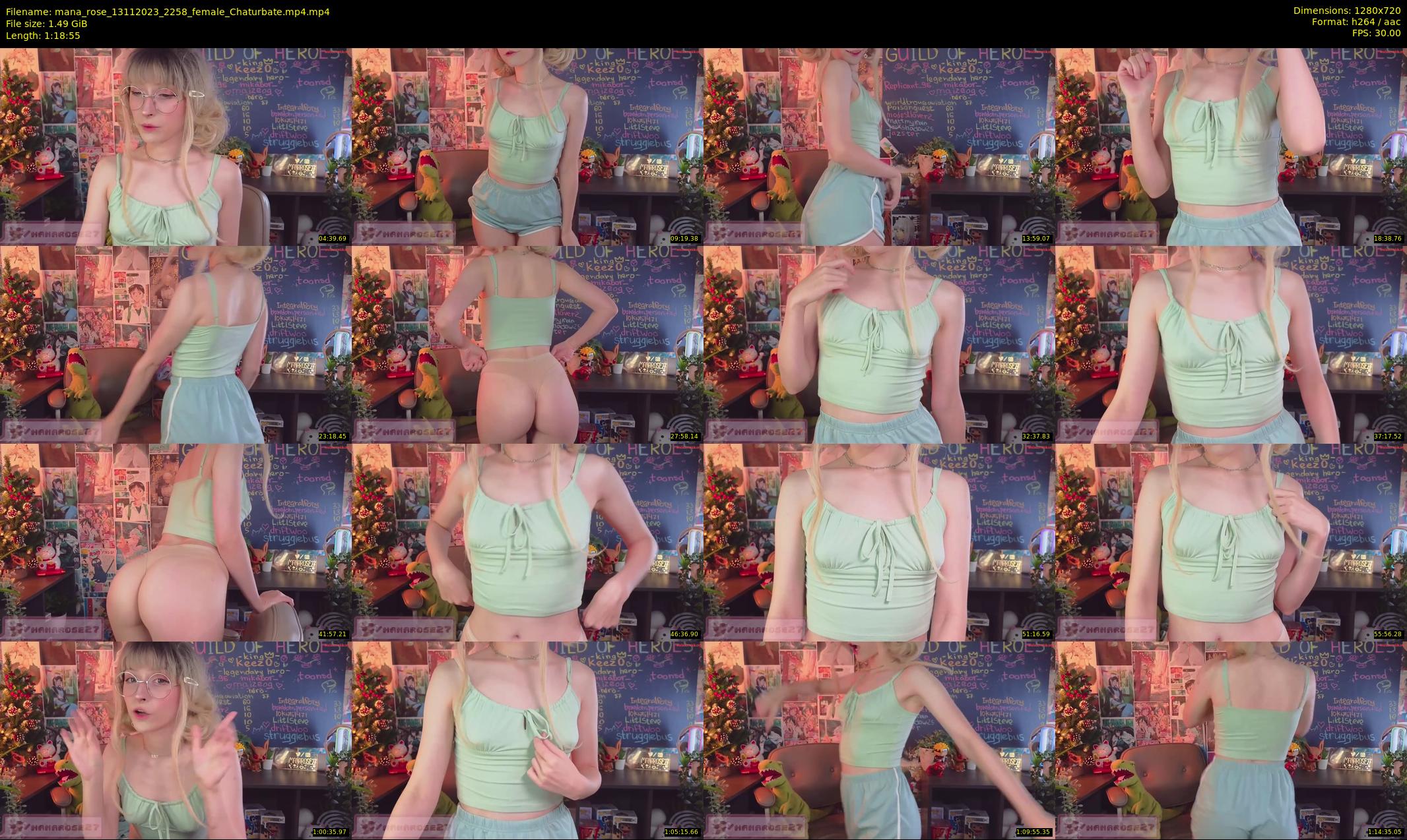 mana_rose — 79 minute Chaturbate female cam show recording, 720p, Nov 13, 2023