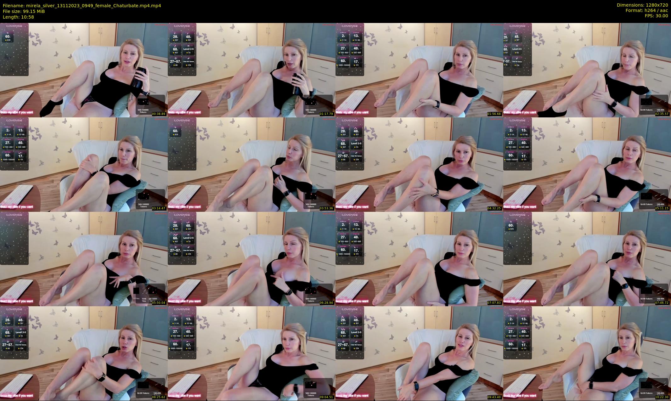 mirela_silver — 11 minute Chaturbate female cam show recording, 720p, Nov 13, 2023